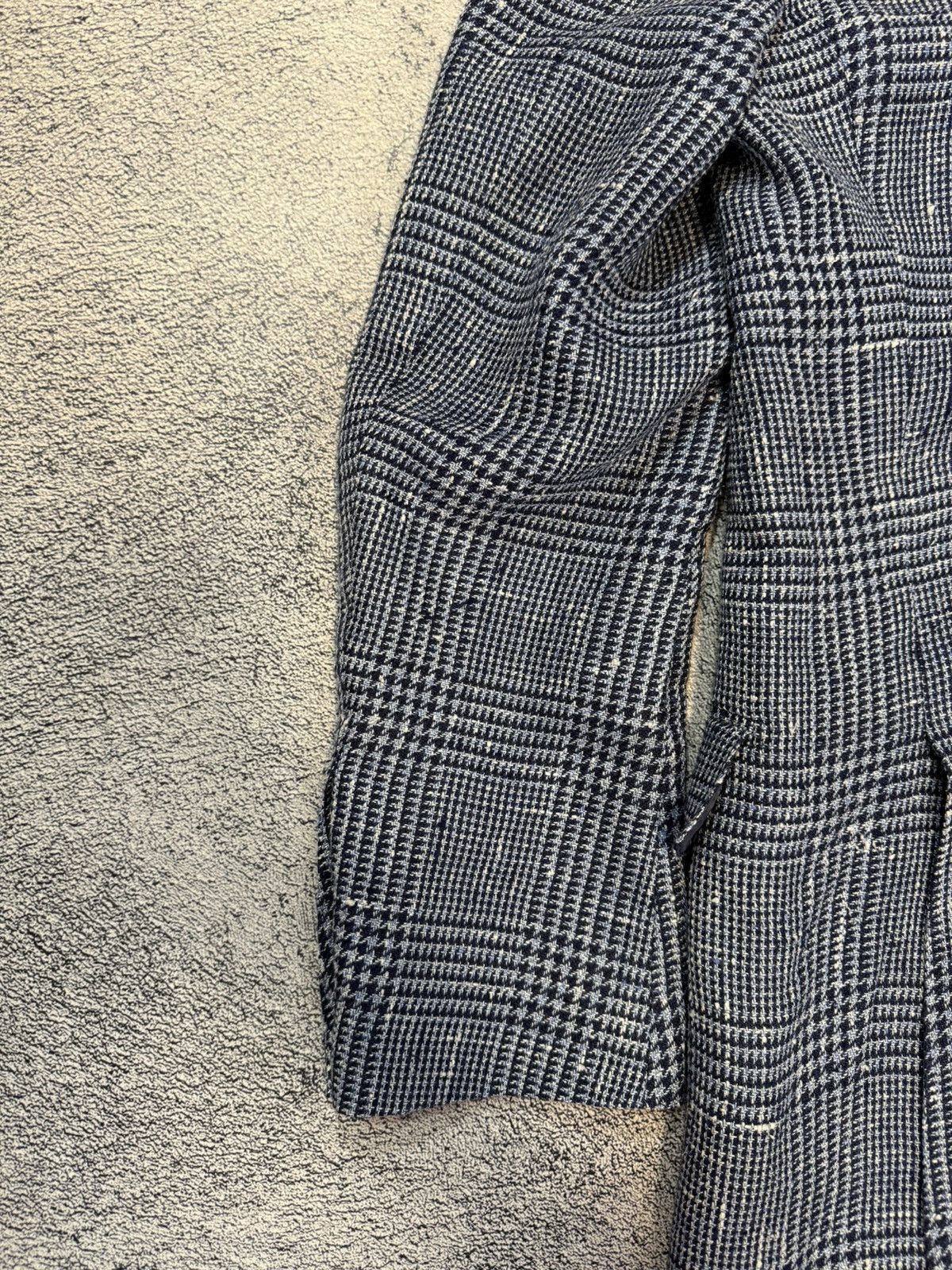 Suitsupply Suitsupply Washington VBC Plaid Blazer 42R/EU52 Silk Linen Size 42R - 16 Thumbnail