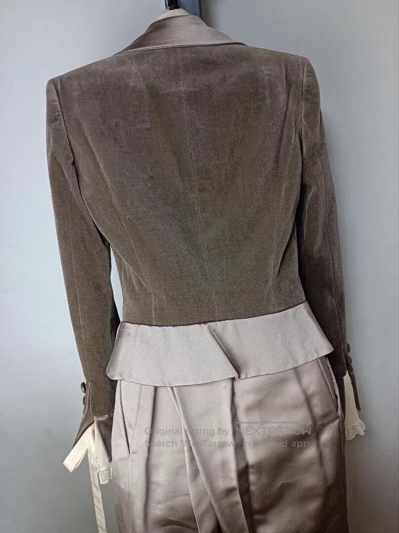 Valentino Valentino Brown satin three-piece set Size S / US 4 / IT 40 - 4 Thumbnail