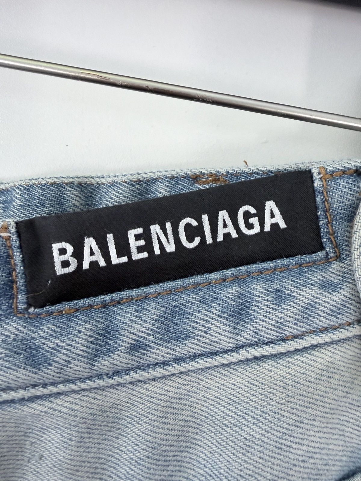 Balenciaga Balenciaga Slashed Sporty B Track Hybrid Denim jeans Size US 34 / EU 50 - 3 Thumbnail