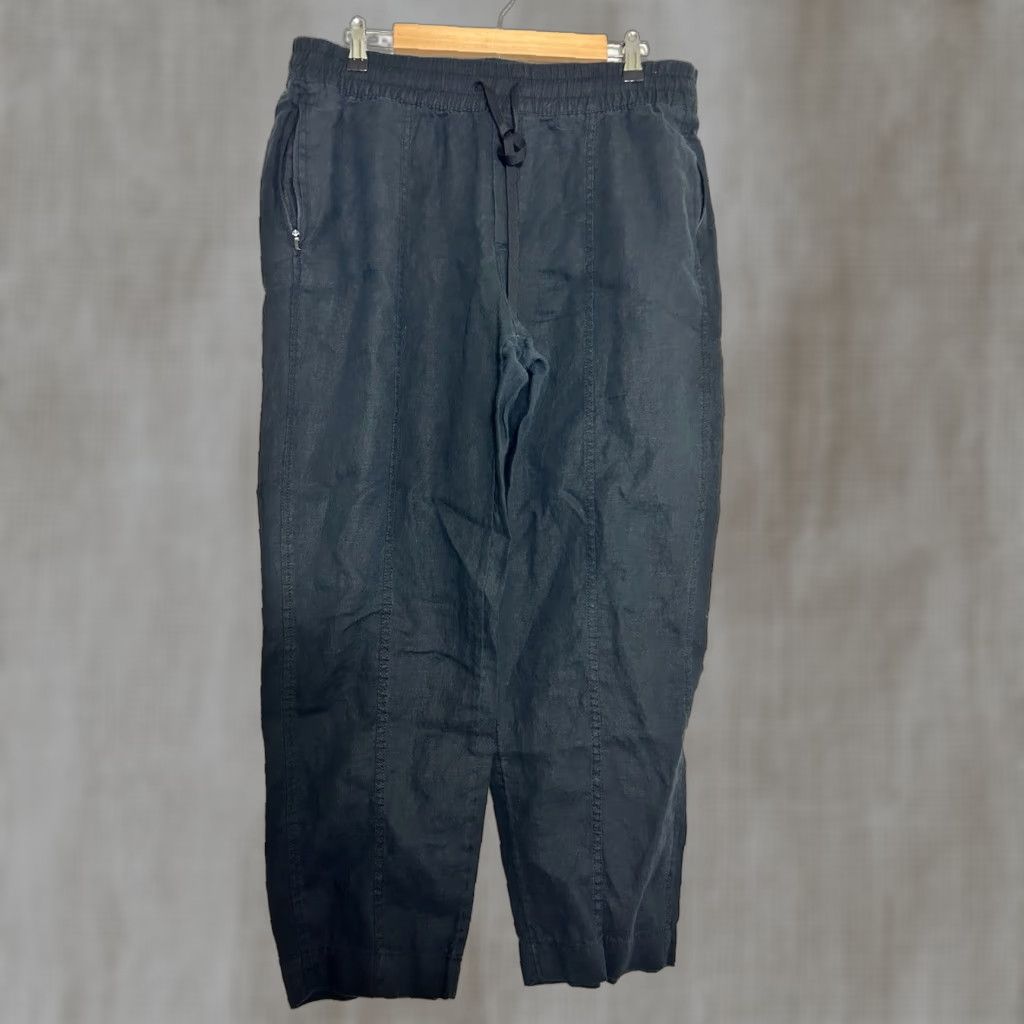 Athleta Athleta Womens Black Large Cotton Jogger Pants with Drawstring Closure User: Athleta Womens Black Large Cotton Jogger Pants with Drawstring Closure Size 36" / US 14 / IT 50 - 1 Thumbnail