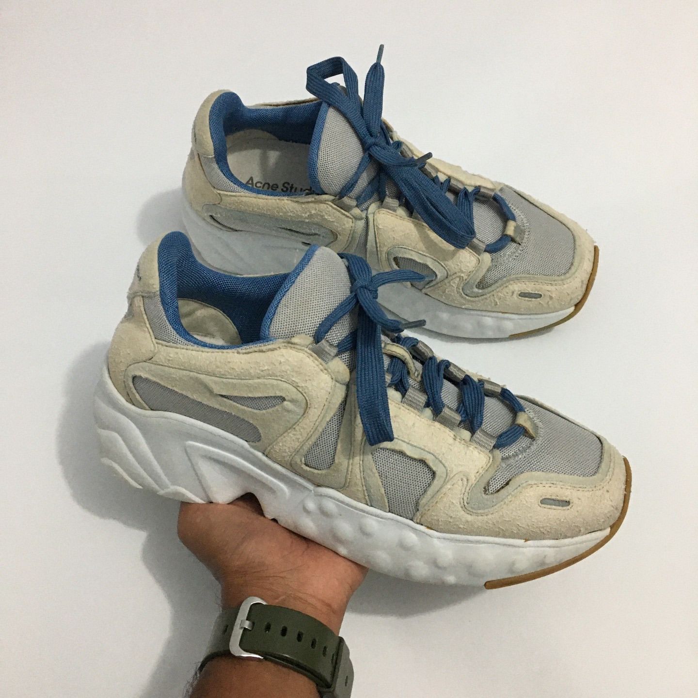 Acne Studios Acne Studios Manhattan Trainers Beige Size US 6 / EU 39 - 4 Thumbnail