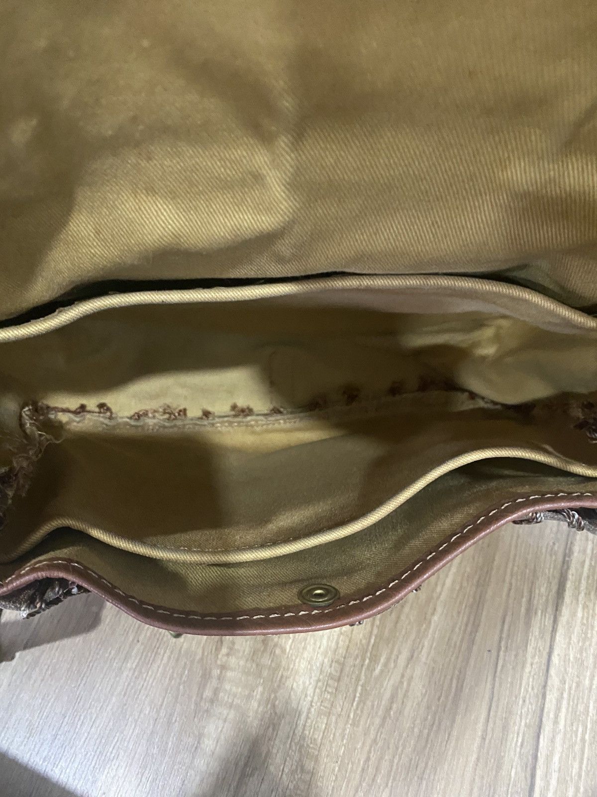 Barbour × Vintage Vintage 90s Barbour England canvas fishing bag Size ONE SIZE - 8 Thumbnail
