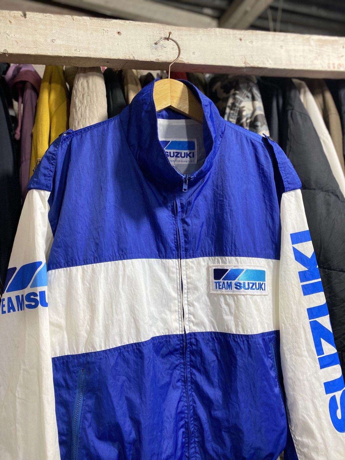 Gear for Sports Rare Vintage 90’s Suzuki Team Jacket Size US XL / EU 56 / 4 - 2 Thumbnail