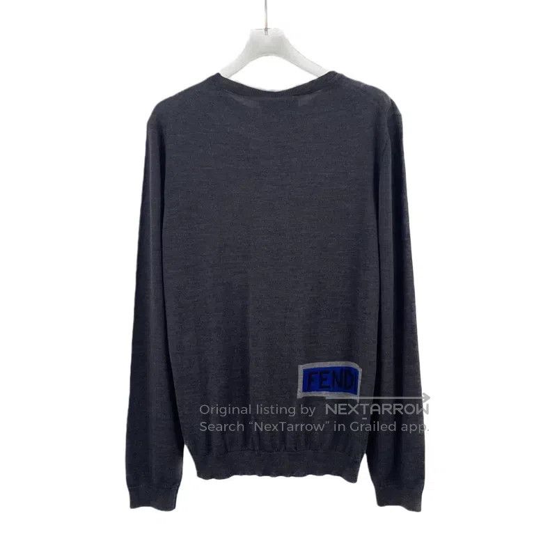 Fendi Fendi Black letter flower, cotton round-neck long-sleeve k Size US M / EU 48-50 / 2 - 2 Thumbnail