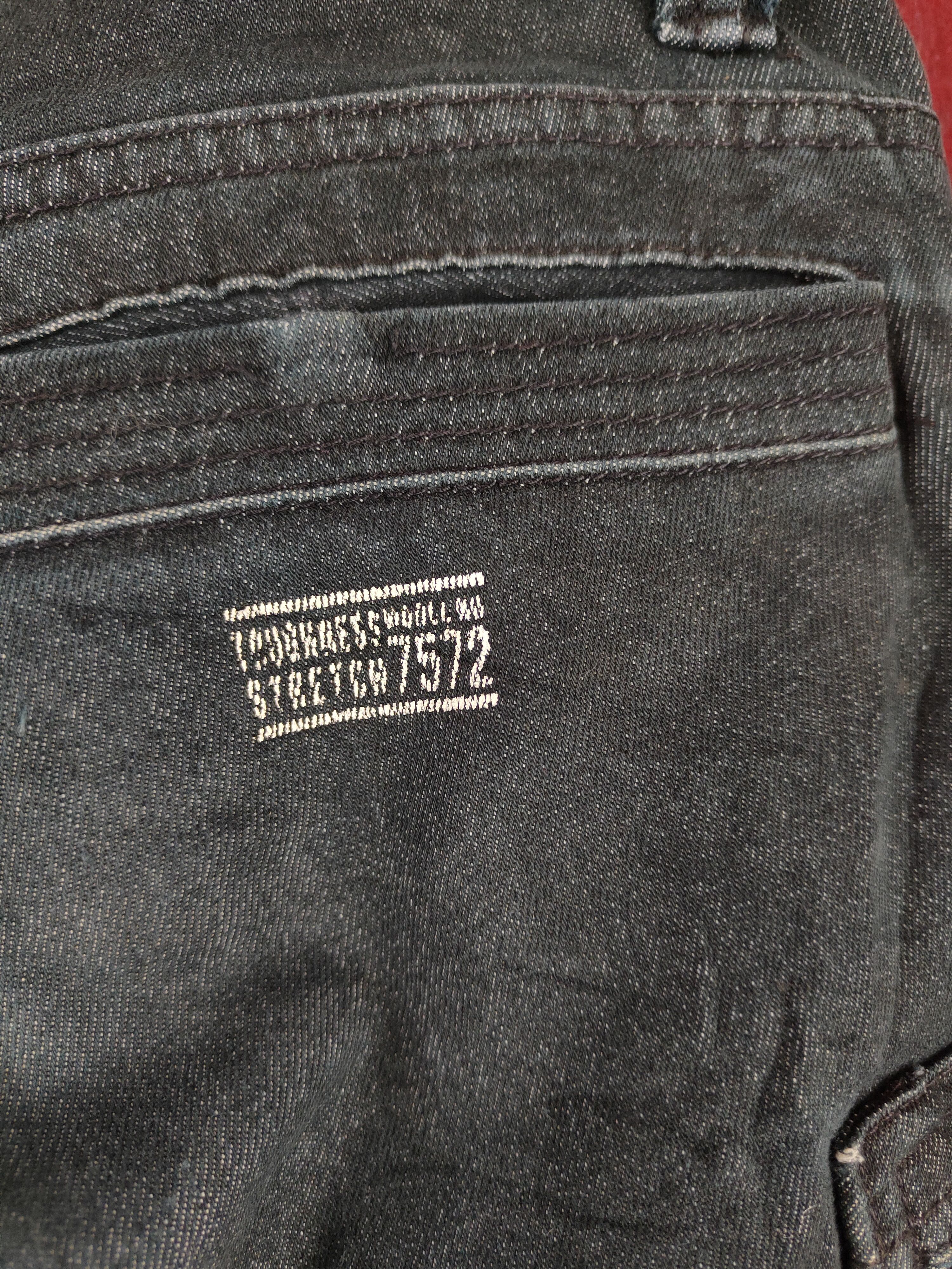 Japanese Brand I'z Frontier Black Distressed Cargo Pants N#S18 Size US 30 / EU 46 - 13 Thumbnail