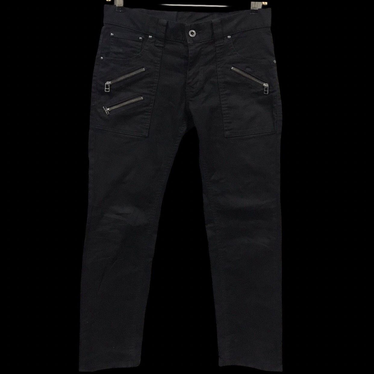 Japanese Brand × Seditionaries Japan Made Designer Multizipper Skinny Stretchable Pant Size US 31 - 1 Thumbnail