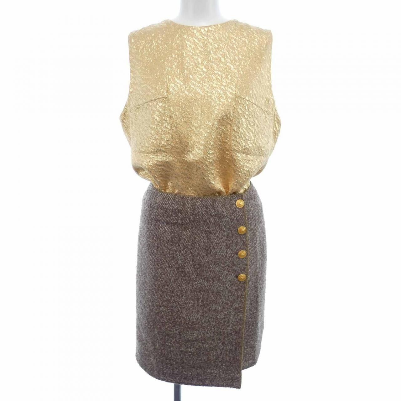 Chanel Chanel Chanel Vintage Set Up Textile Suits P08520W0232496A DUTY FREE for USA Size ONE SIZE - 1 Thumbnail