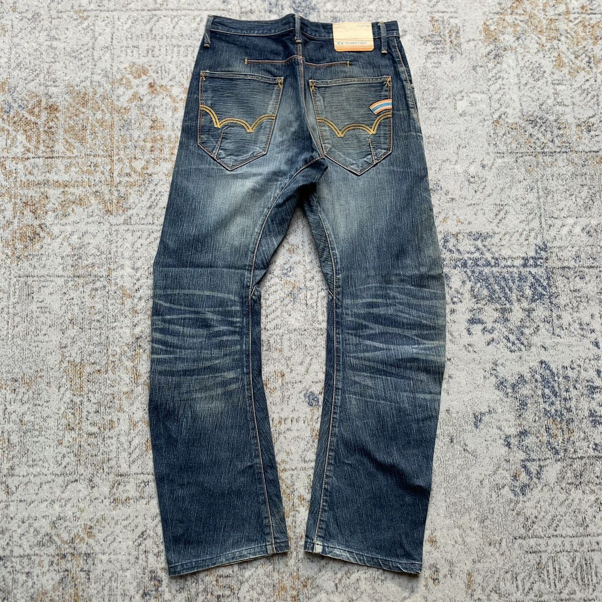 Japanese Brand 2000s Japanese Brand Edwin Mud Wash Wide Flared Denim Pants Size US 29 - 6 Thumbnail