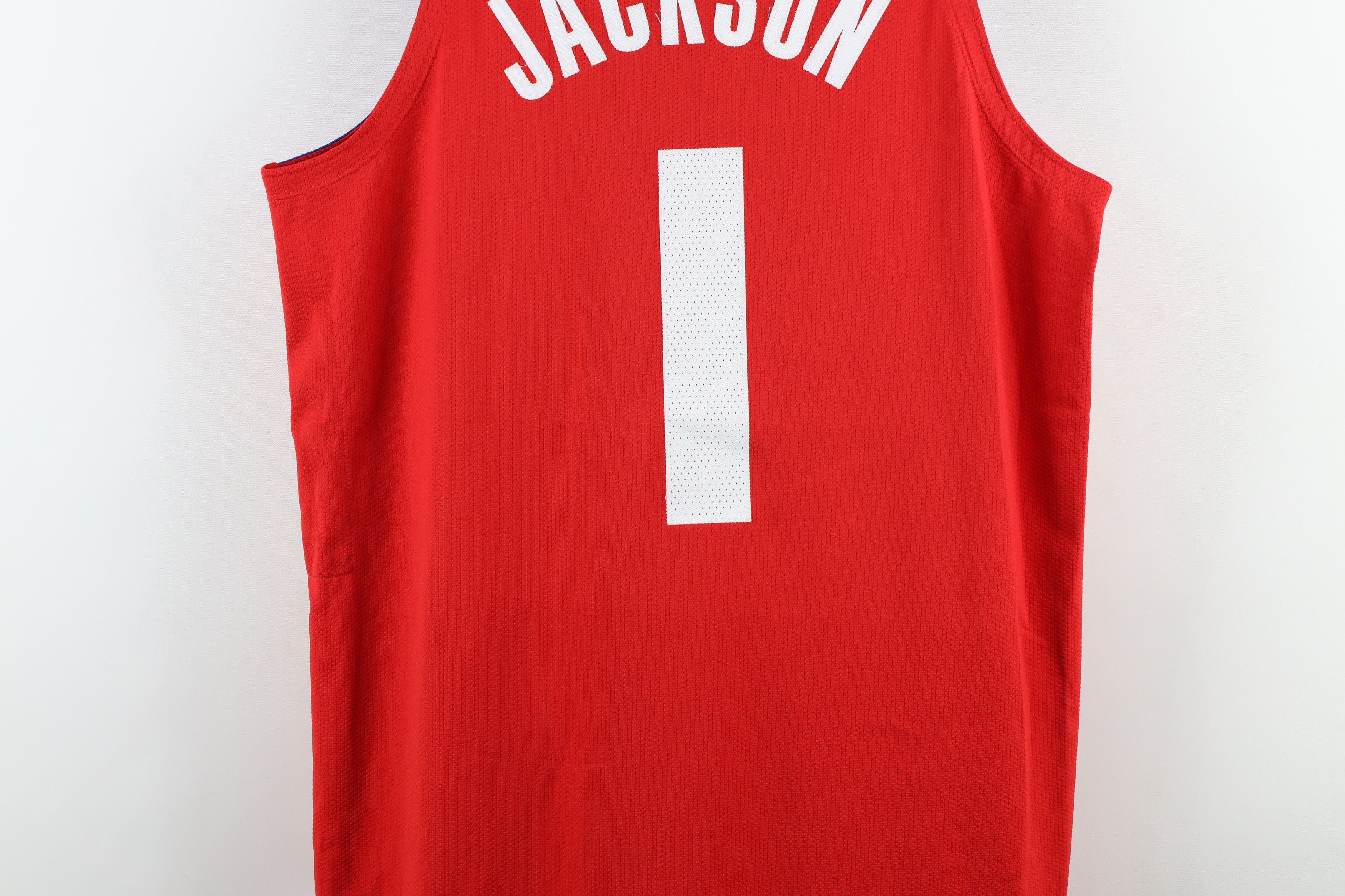 Nike × Vintage Nike Vaporknit NBA Reggie Jackson Pistons Basketball Jersey Size US L / EU 52-54 / 3 - 16 Thumbnail