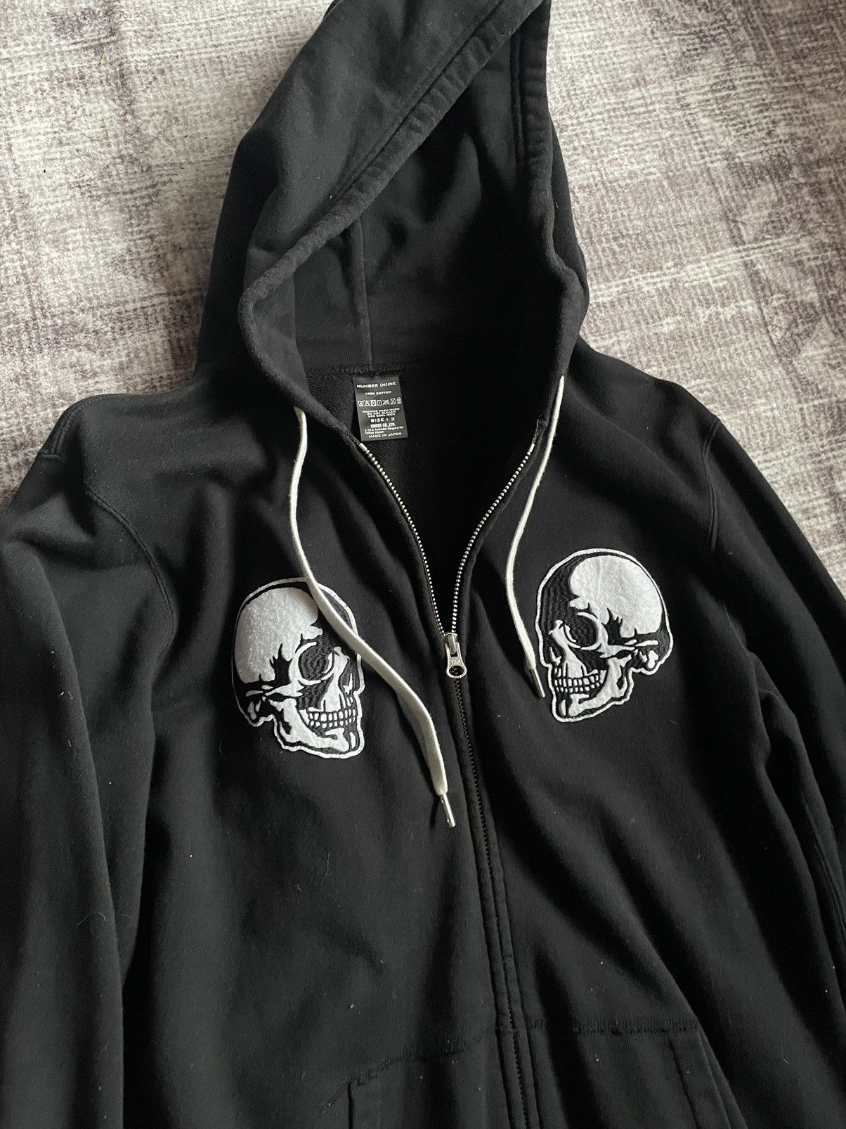 Number (N)ine number (n)ine ss04 double skull zip-up | Grailed