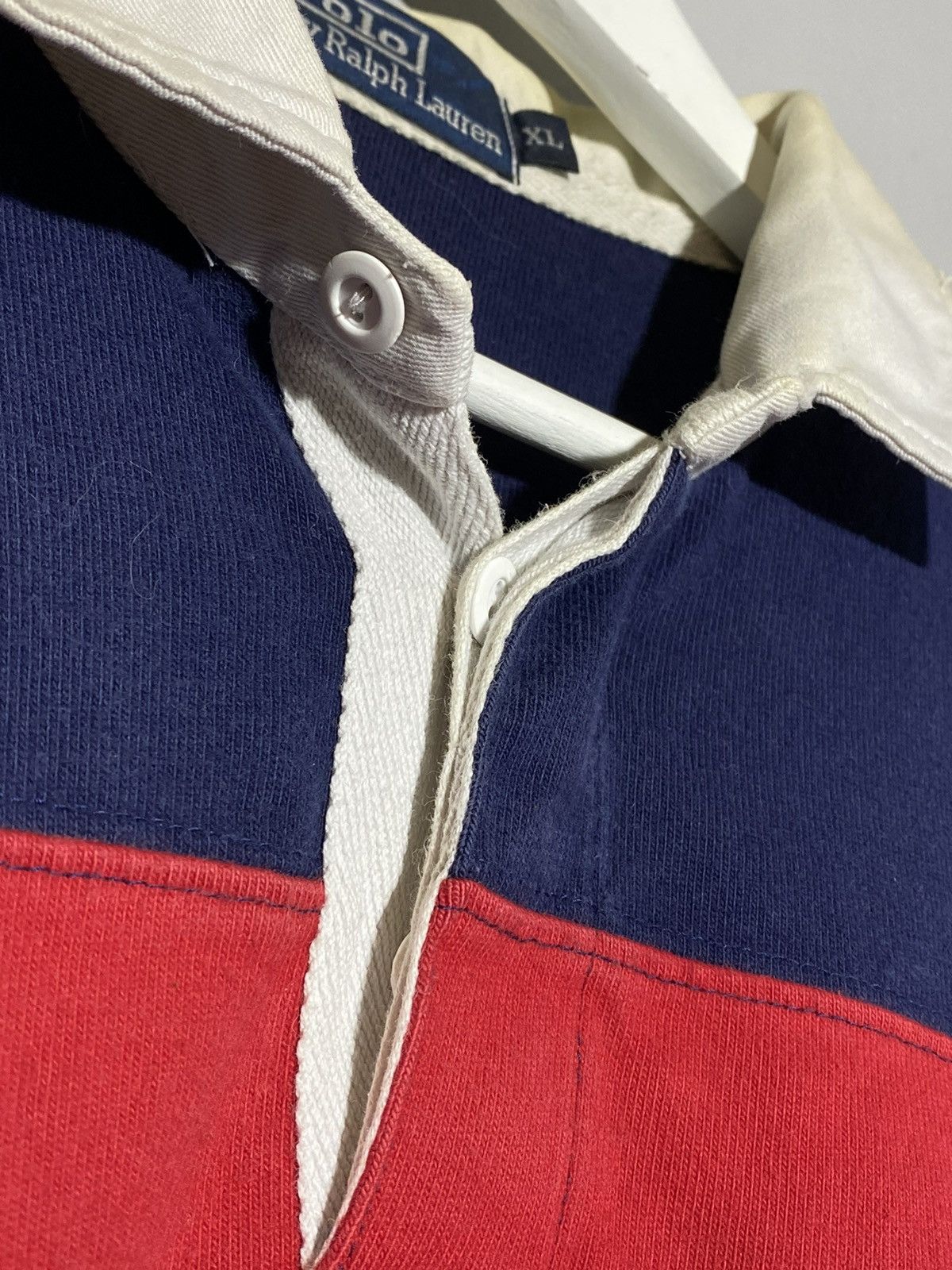 Polo Ralph Lauren 🔥 Y2K POLO RALPH LAUREN RUGBY SHIRT VINTAGE USA PREPPY OG Size US XL / EU 56 / 4 - 8 Thumbnail
