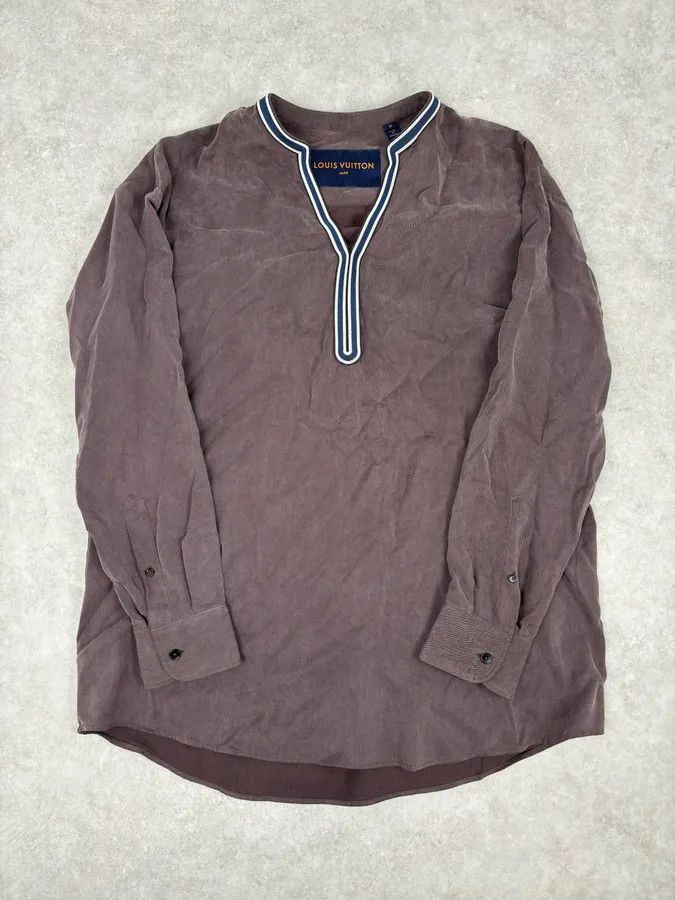 Louis Vuitton Louis Vuitton Brown Sample Tunisian Longsleeves Size US L / EU 52-54 / 3 - 1 Thumbnail