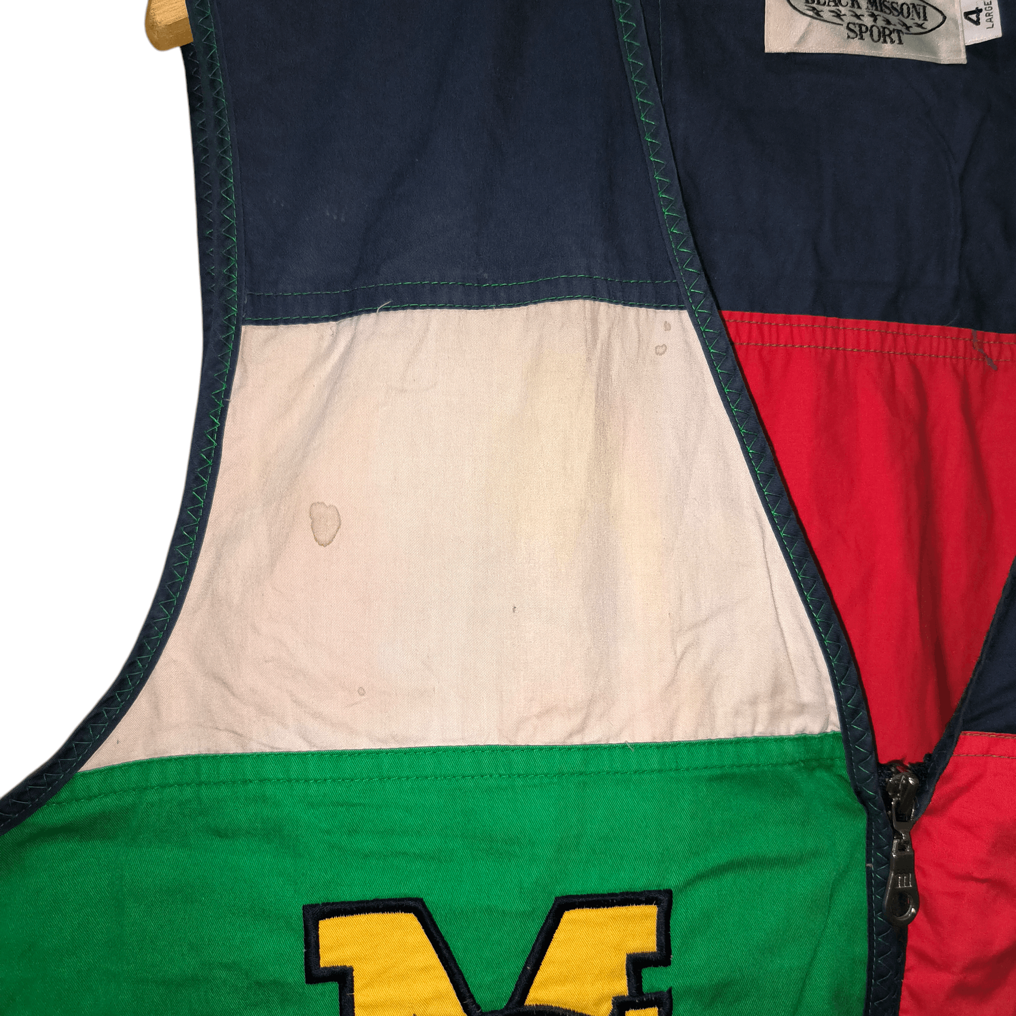 Missoni × Vintage Vintage Black Missoni Sport Vest Size US L / EU 52-54 / 3 - 4 Thumbnail