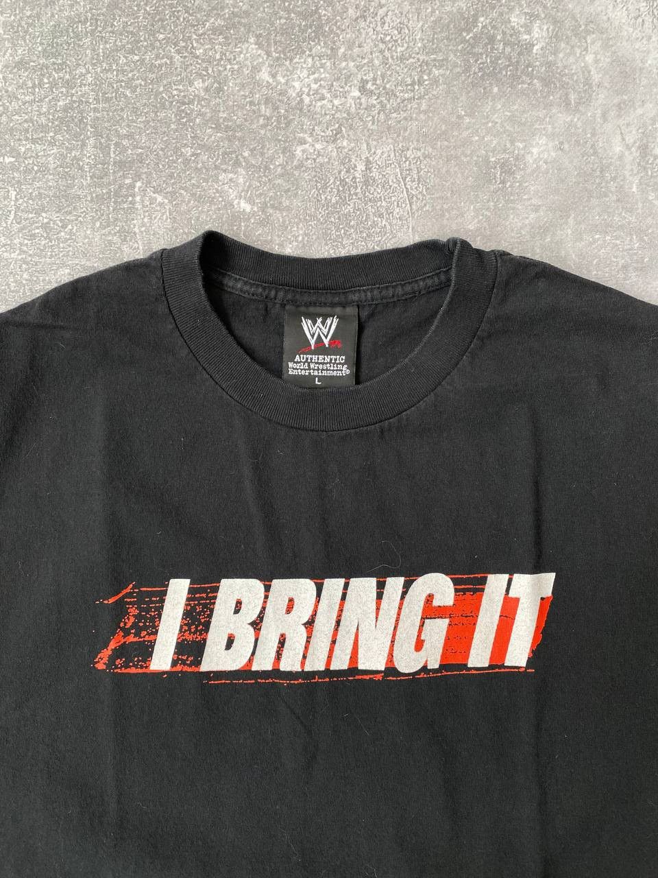 WWE Vintage The Rock Dwayne Johnson WWE "| Bring It" T-Shirt Size US L / EU 52-54 / 3 - 4 Thumbnail