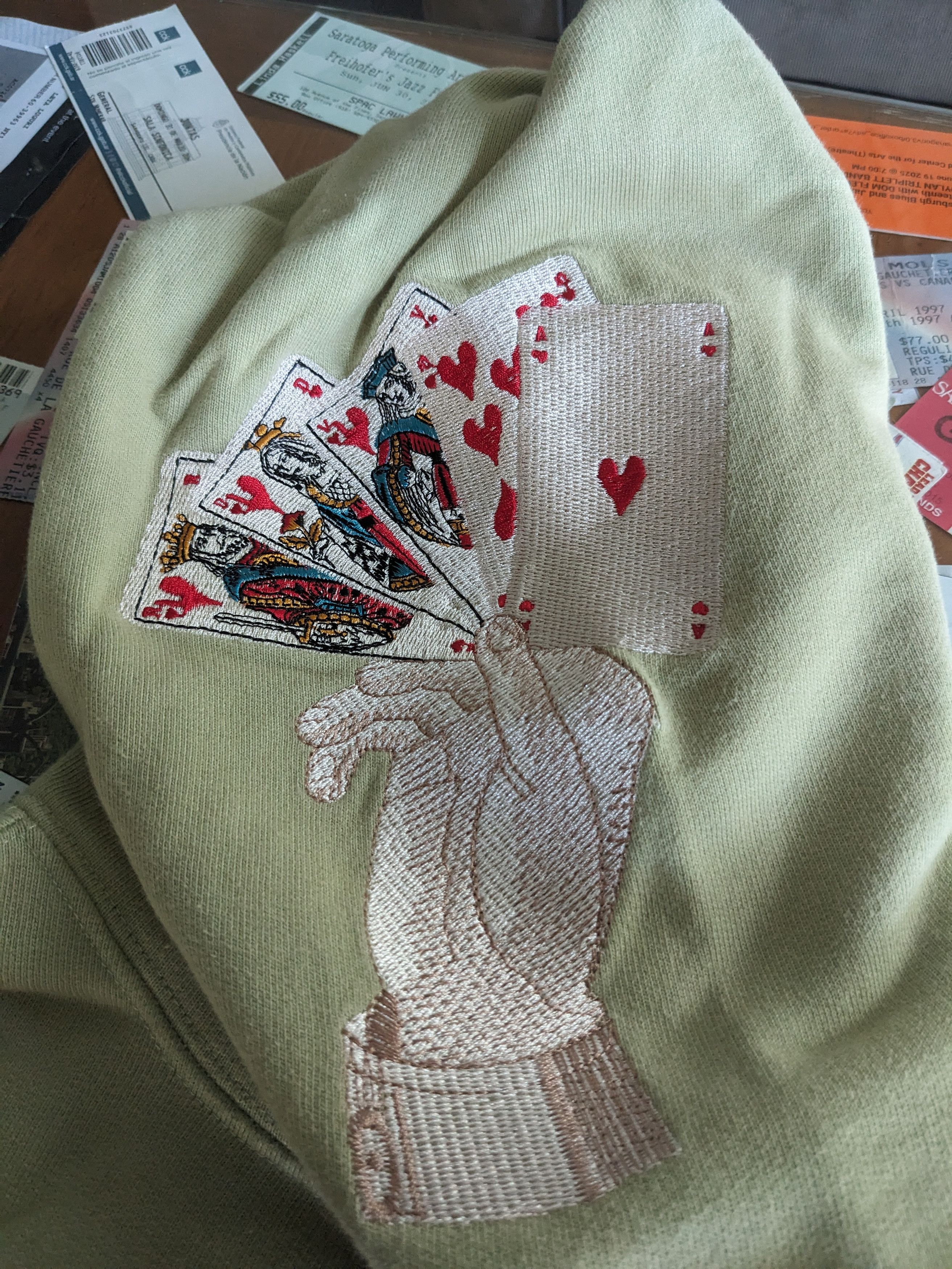 Samuel Zelig Samuel Zelig "Deck Of Cards" Hoodie Size US S / EU 44-46 / 1 - 4 Thumbnail