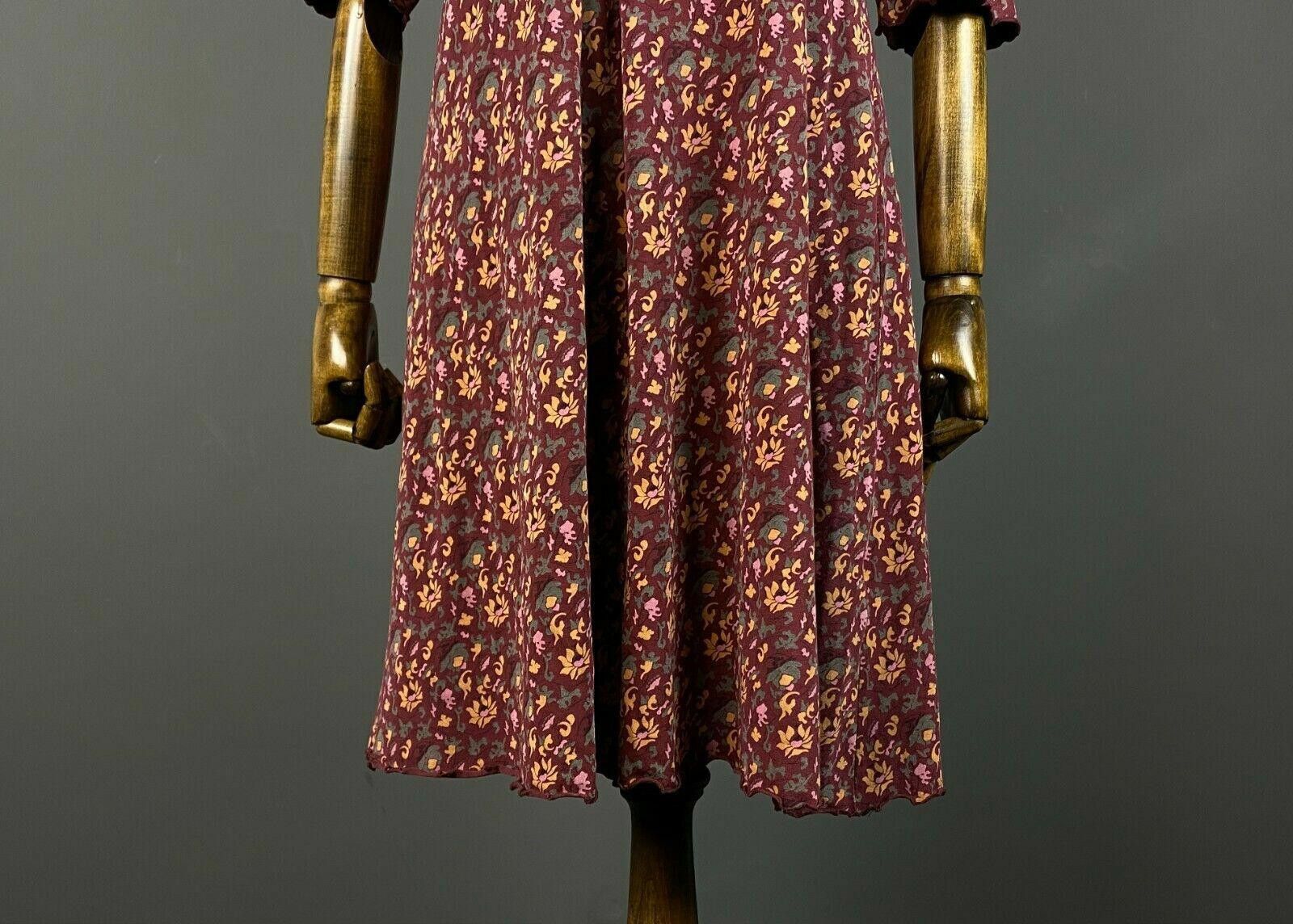 Designer Deerberg by Oska Red Floral Multicoloured Dress Size M Size M / US 6-8 / IT 42-44 - 3 Thumbnail