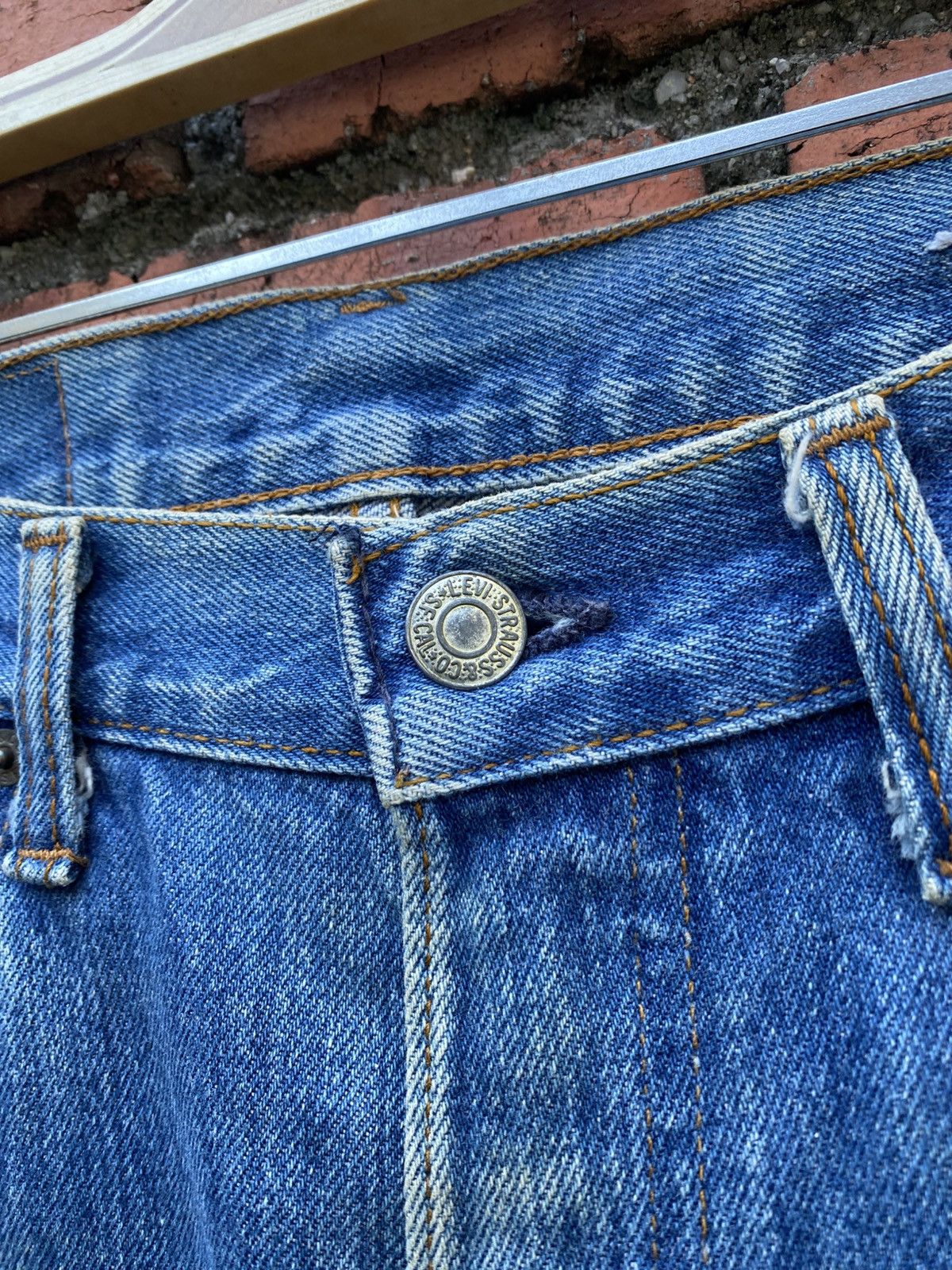 Levi's Vintage Clothing W32x29 Vintage levi's 501 made in USA distressed dirt denime Size US 32 / EU 48 - 7 Thumbnail