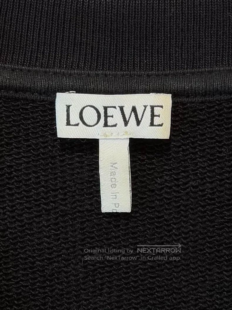 Loewe Loewe Black Embroidered Sweatshirt Size S / US 4 / IT 40 - 8 Thumbnail