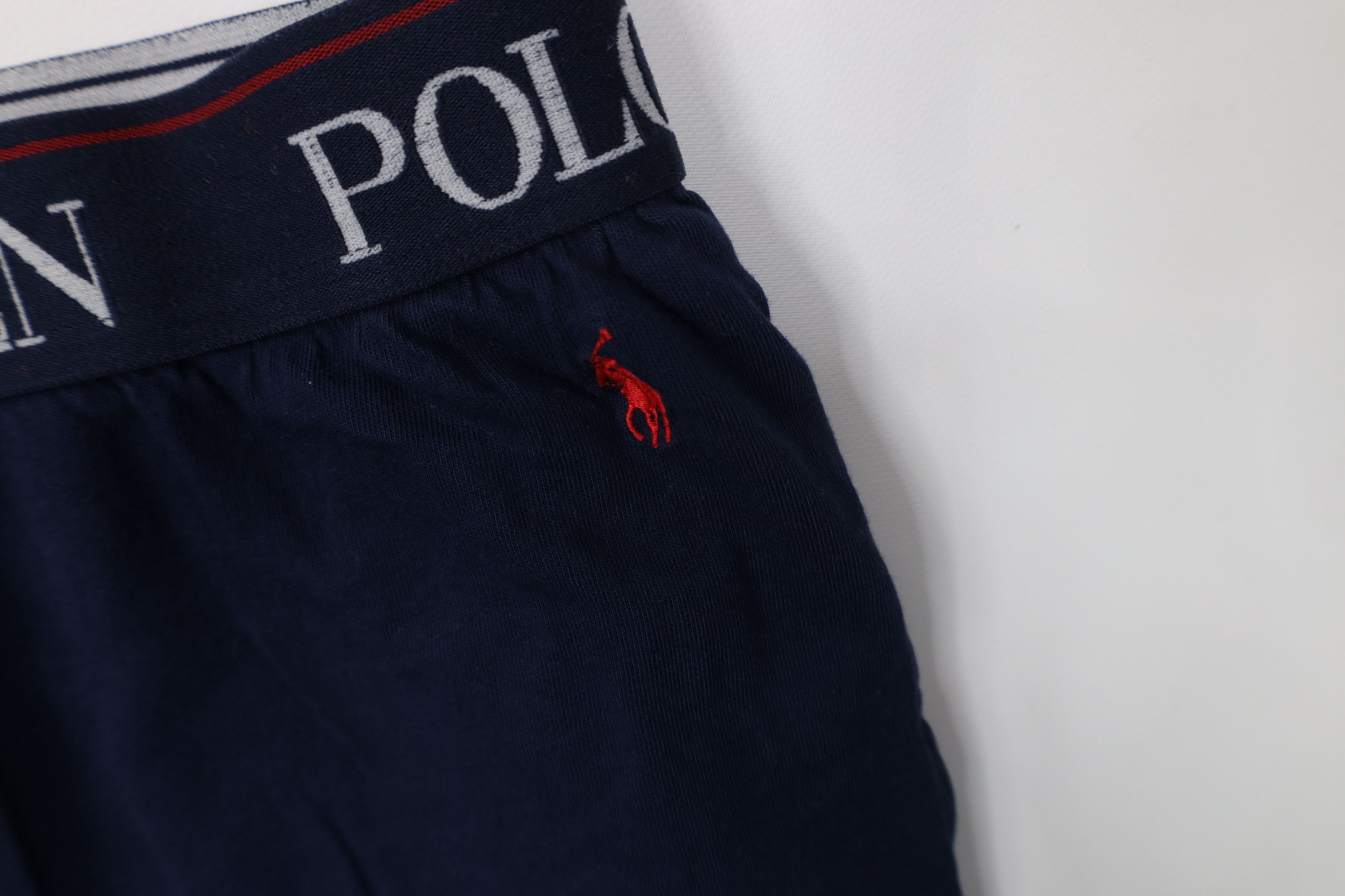 Polo Ralph Lauren Vintage Y2K Ralph Lauren Wide Leg Pajama Pants Navy Blue Size US 38 / EU 54 - 5 Thumbnail