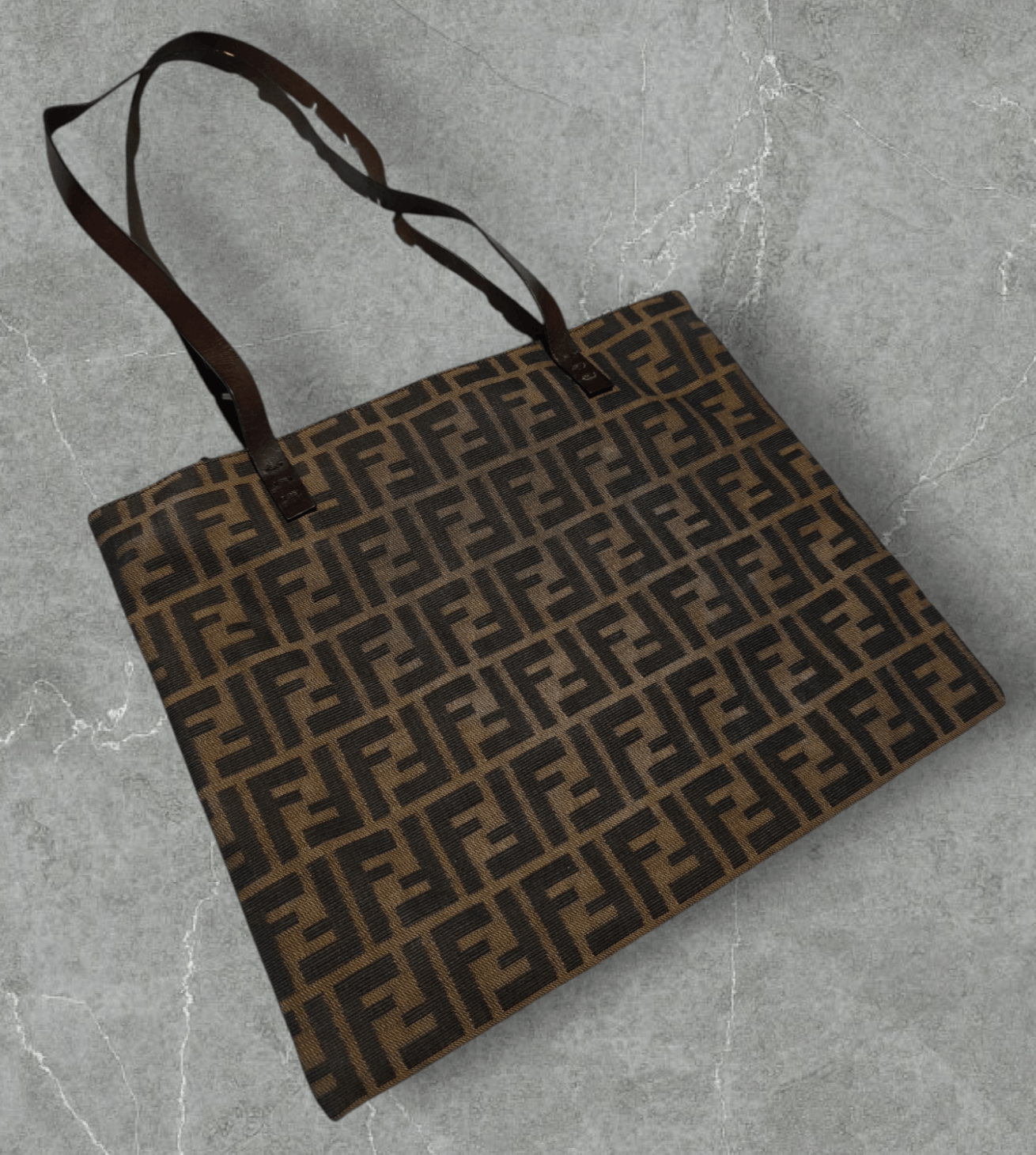 Fendi Vintage Fendi FF Zucca Canvas Tote Shoulder Bag Size ONE SIZE - 4 Thumbnail