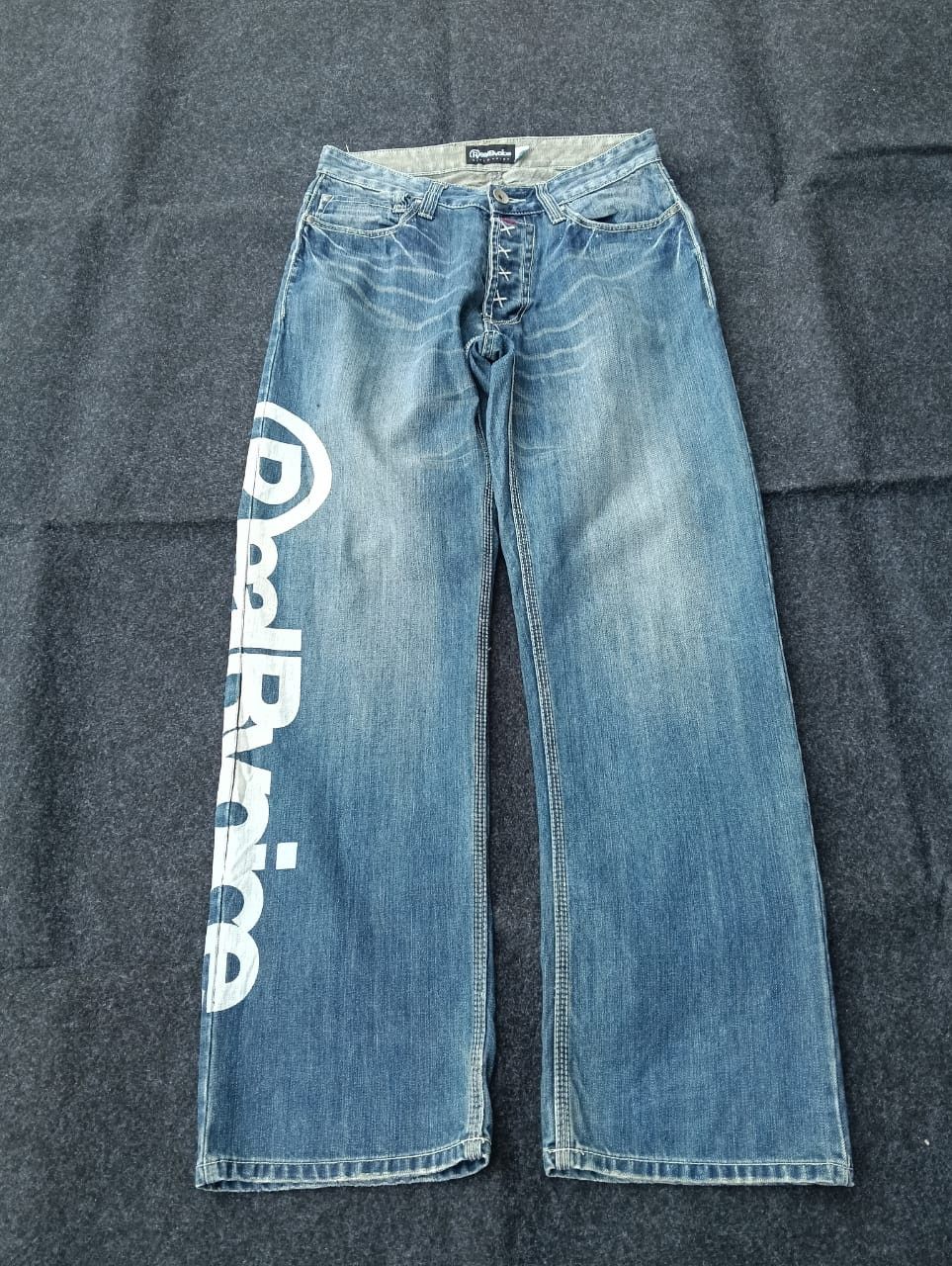 Rocawear RealBvoice Big Logo Spellout Streetwear Pants. Size US 30 / EU 46 - 2 Thumbnail