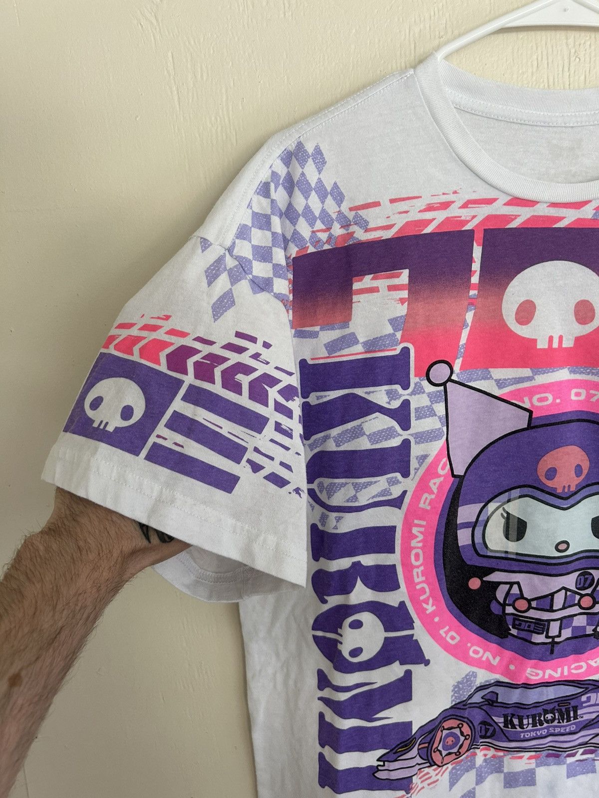 Vintage Kuromi Tokyo Speed AOP Graphic T-shirt Size US L / EU 52-54 / 3 - 4 Thumbnail