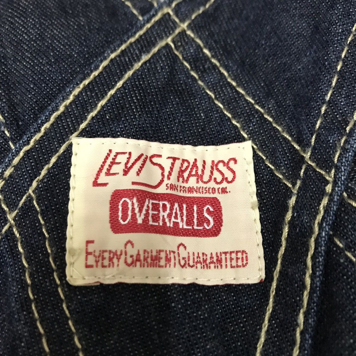 Levi's Vintage Clothing × Vintage Vintage Levis Silvertab Carpenter Denim Overalls Jeans Size US 38 / EU 54 - 14 Thumbnail