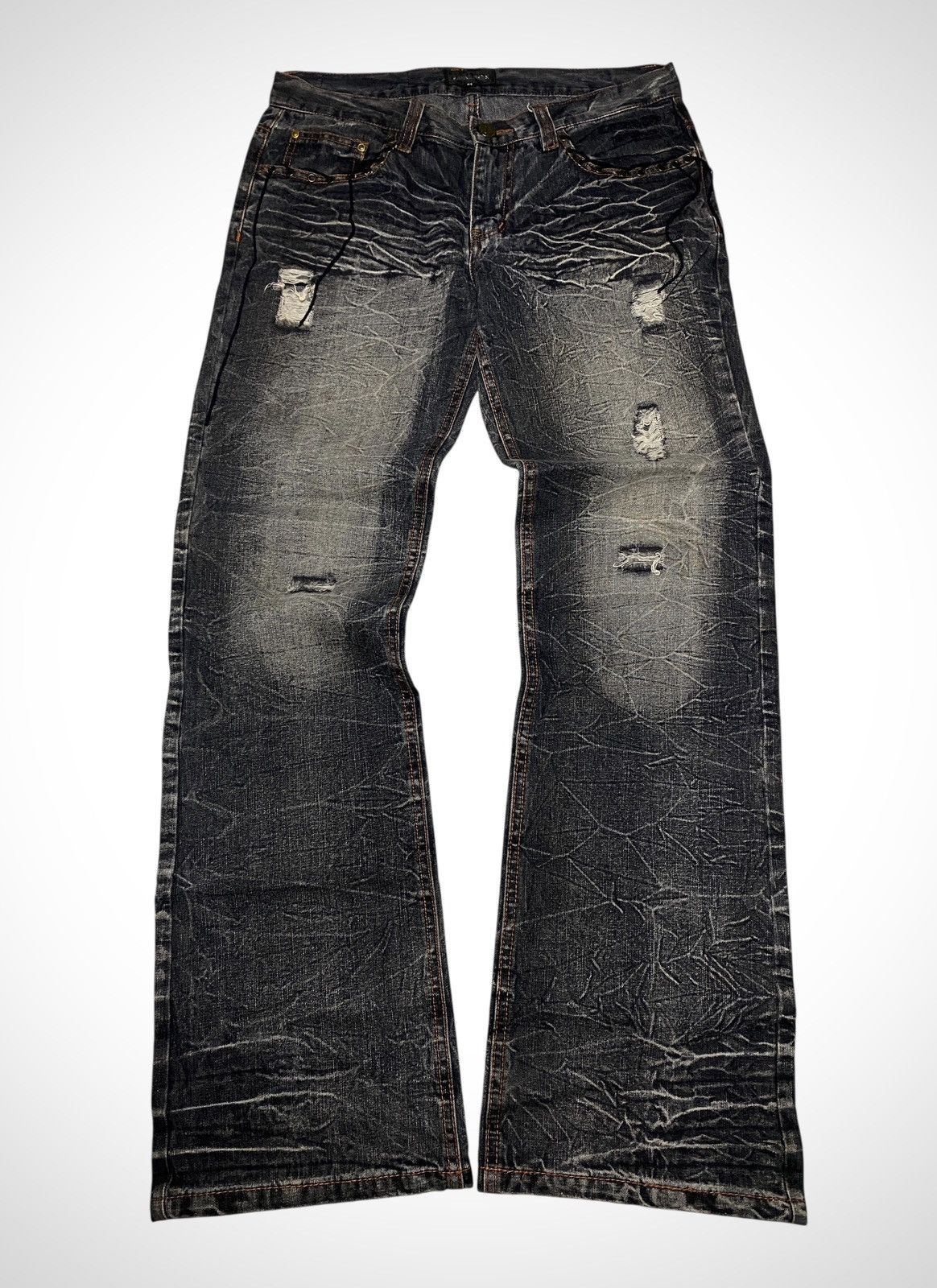 If Six Was Nine If Six Was Nine SBCM Zebra Lace up Denim | Grailed