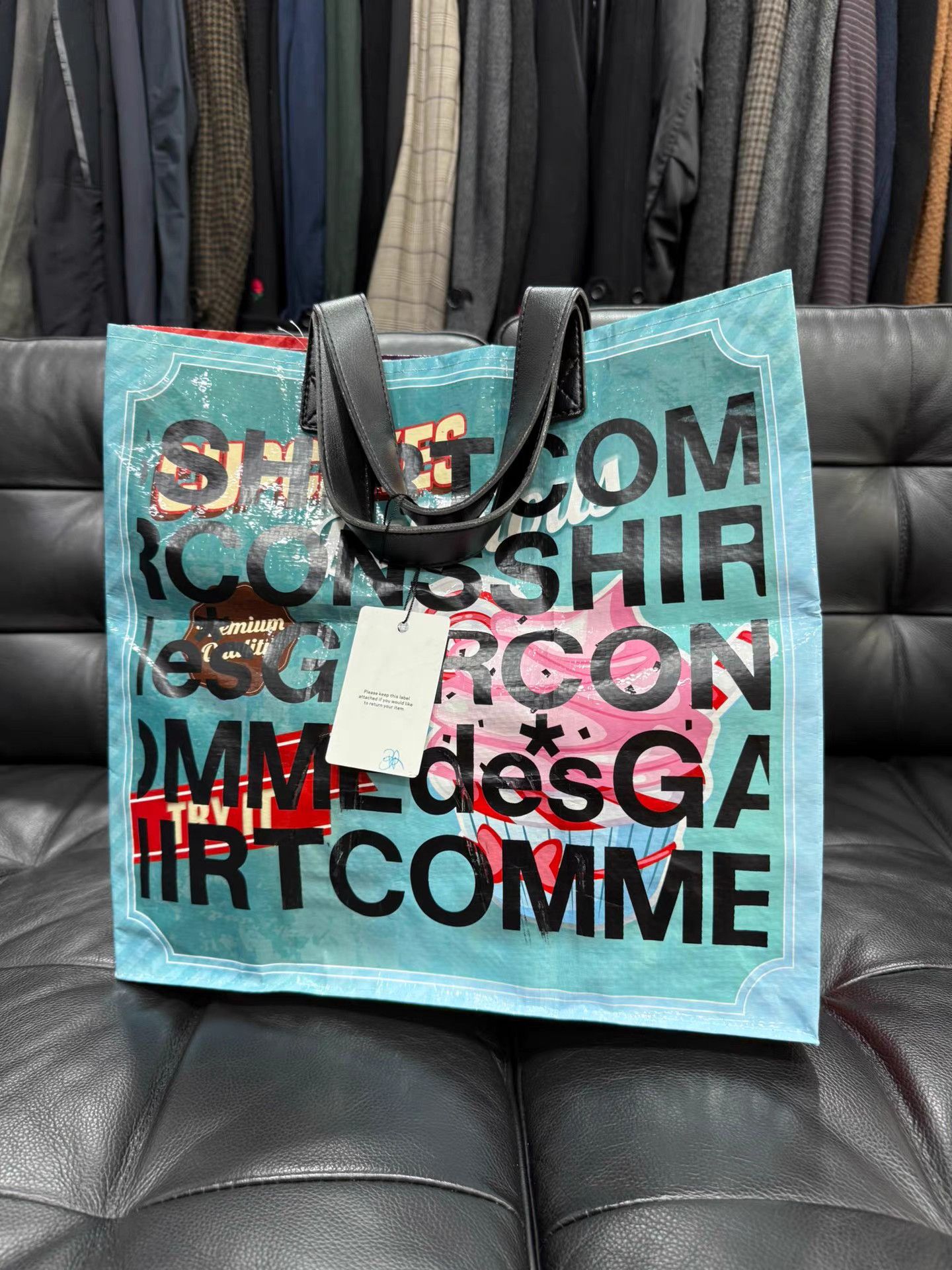 Comme des Garcons Comme des garcons Leather Snake Print Bag K20 Size ONE SIZE - 1 Thumbnail
