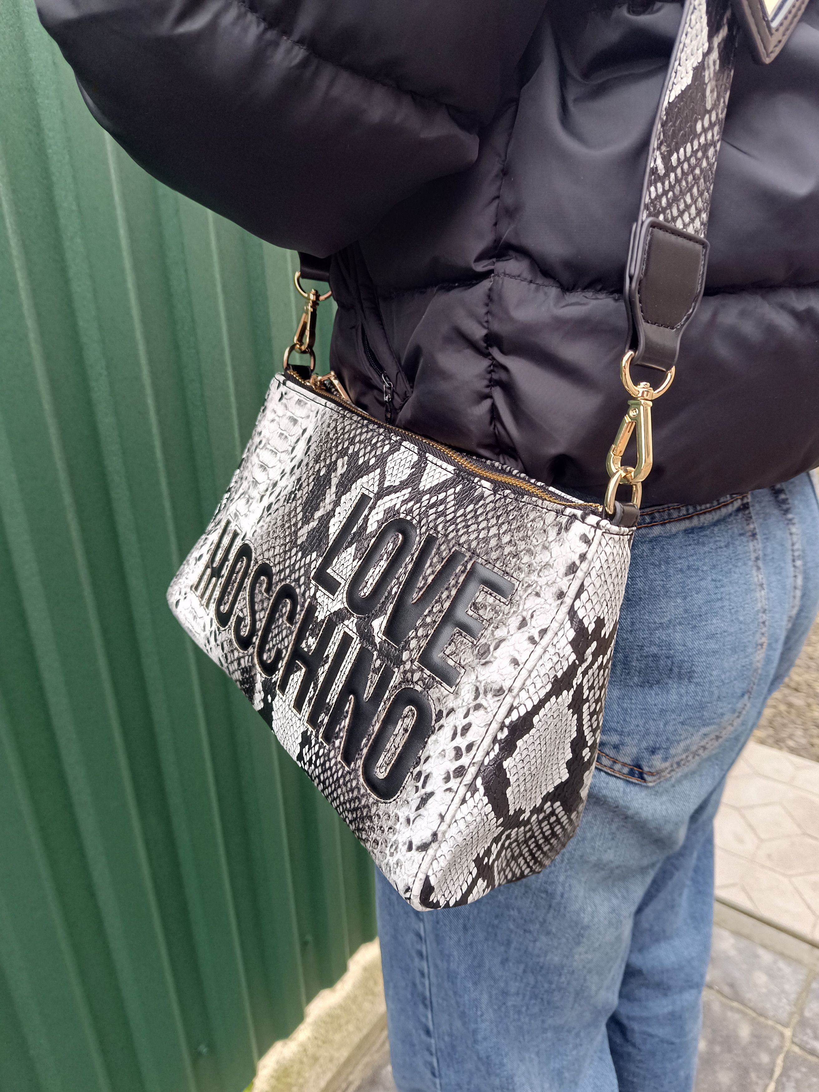 Love Moschino Love Moschino women's bag imitation python leather Size ONE SIZE - 8 Thumbnail