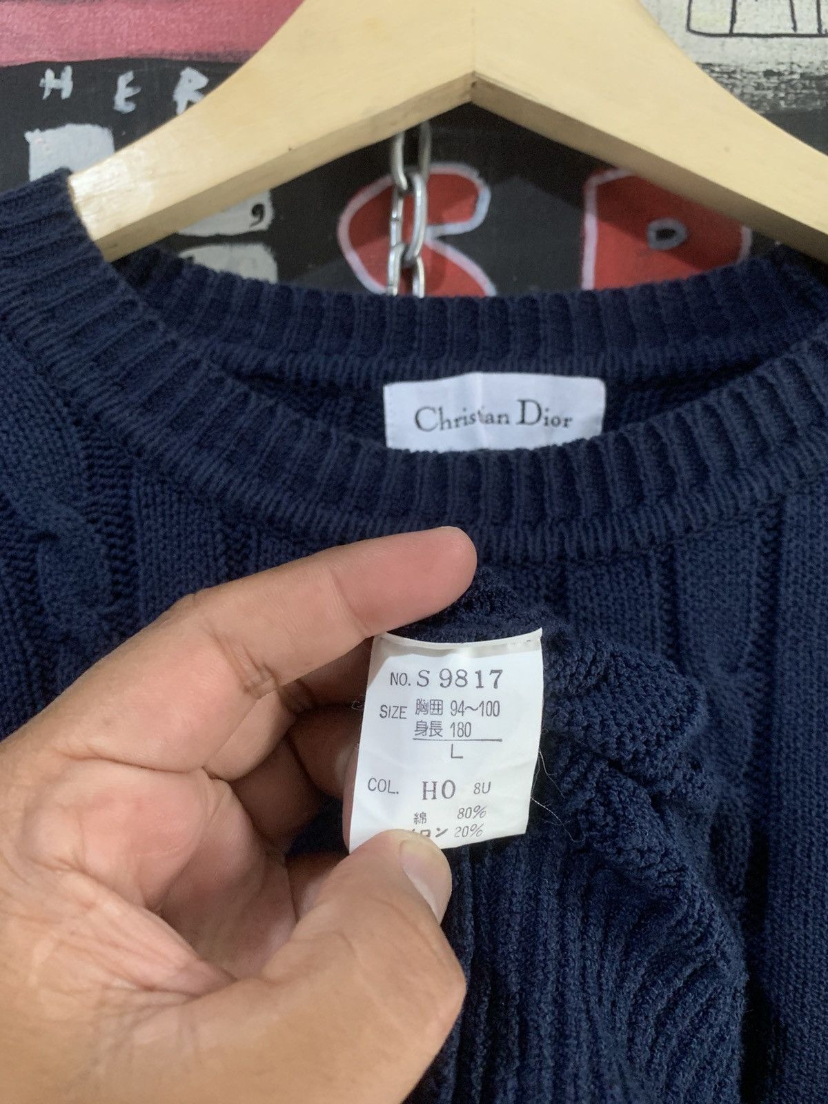 Christian Dior Monsieur Vintage Christian Dior Knitwear Hedi Slimane Sweater Size US L / EU 52-54 / 3 - 9 Thumbnail
