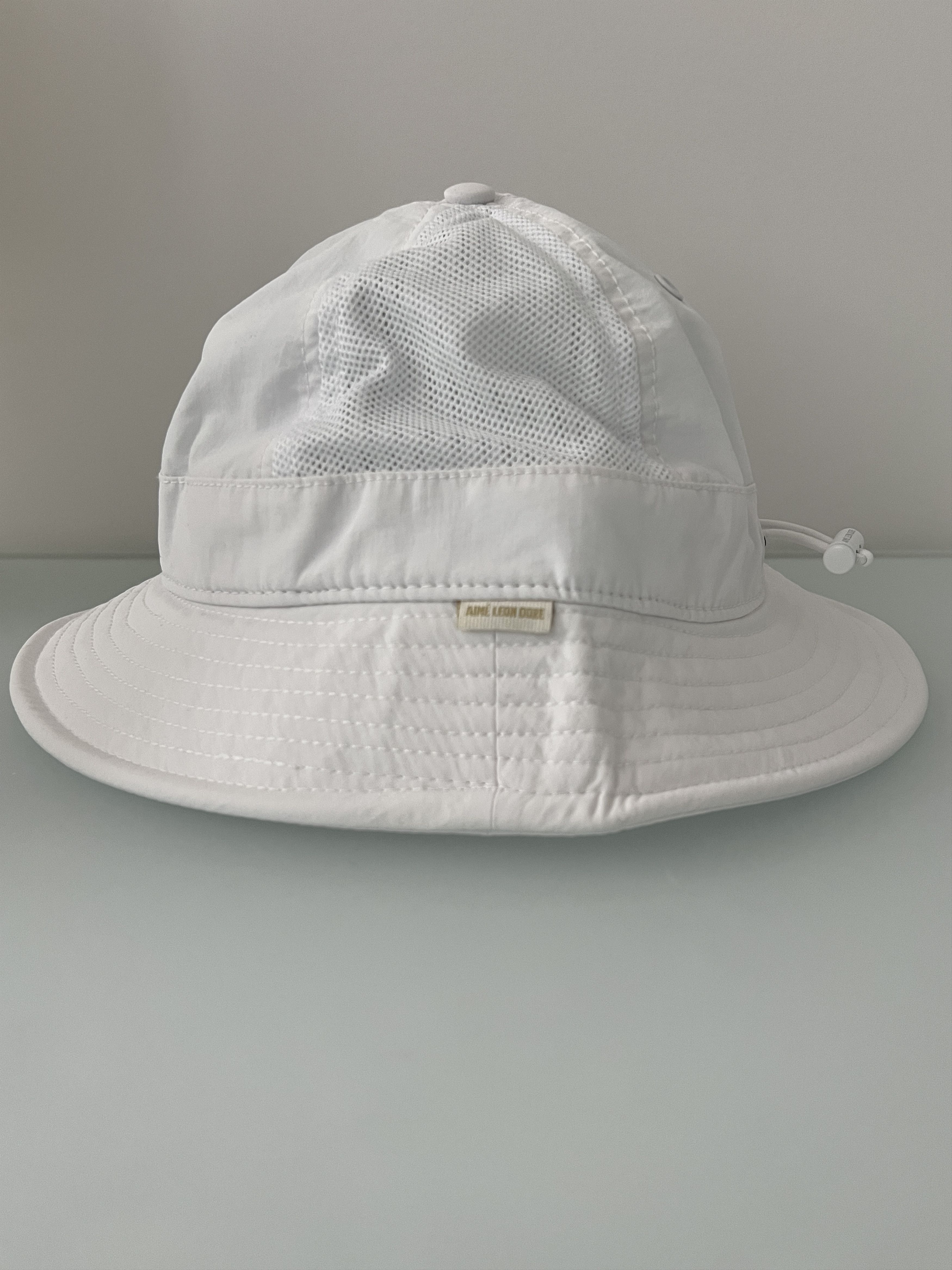 Aime Leon Dore Aime Leon Dore Bucket Hat (White) Size ONE SIZE - 3 Thumbnail