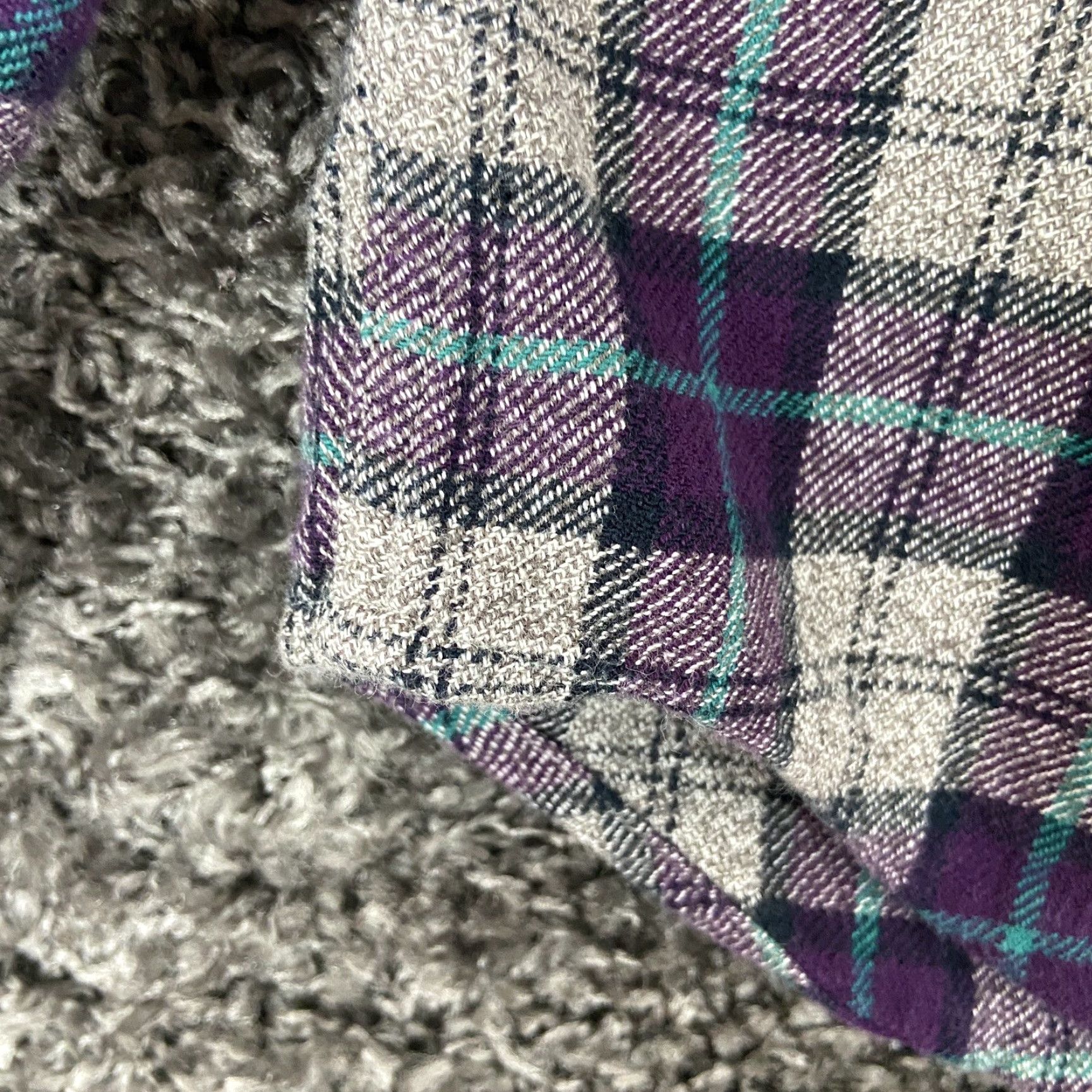 American Eagle Outfitters American Eagle Outfitters Button-Up Shirt Women S Multicolor Plaid Long Sleeve Womens Size S / US 4 / IT 40 - 2 Thumbnail