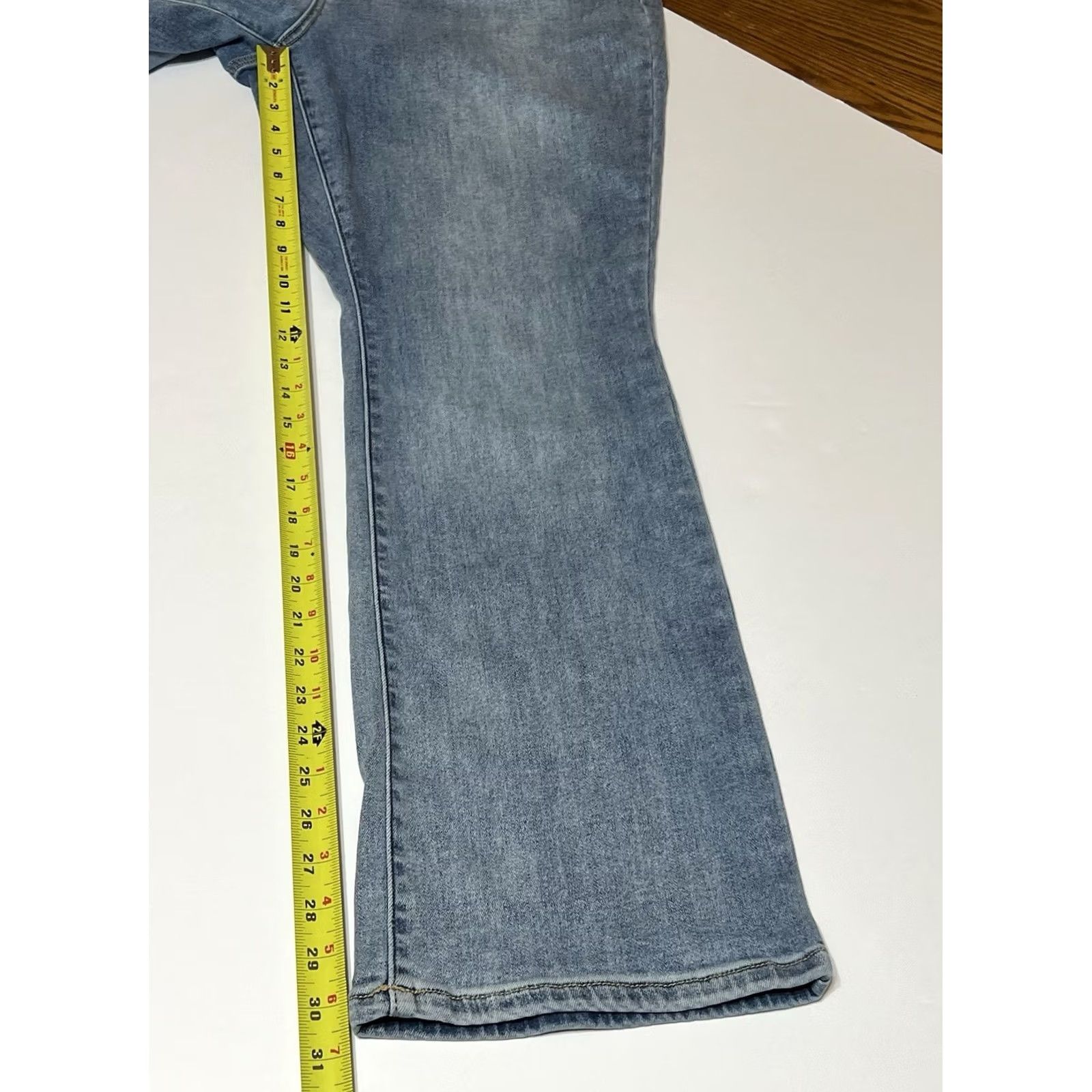 Vintage Judy Blue Jeans Womens 18W Bootcut High Rise Denim Blue Stretch 5-Pocket Logo Size 25" / US 0 / IT 36 - 6 Thumbnail