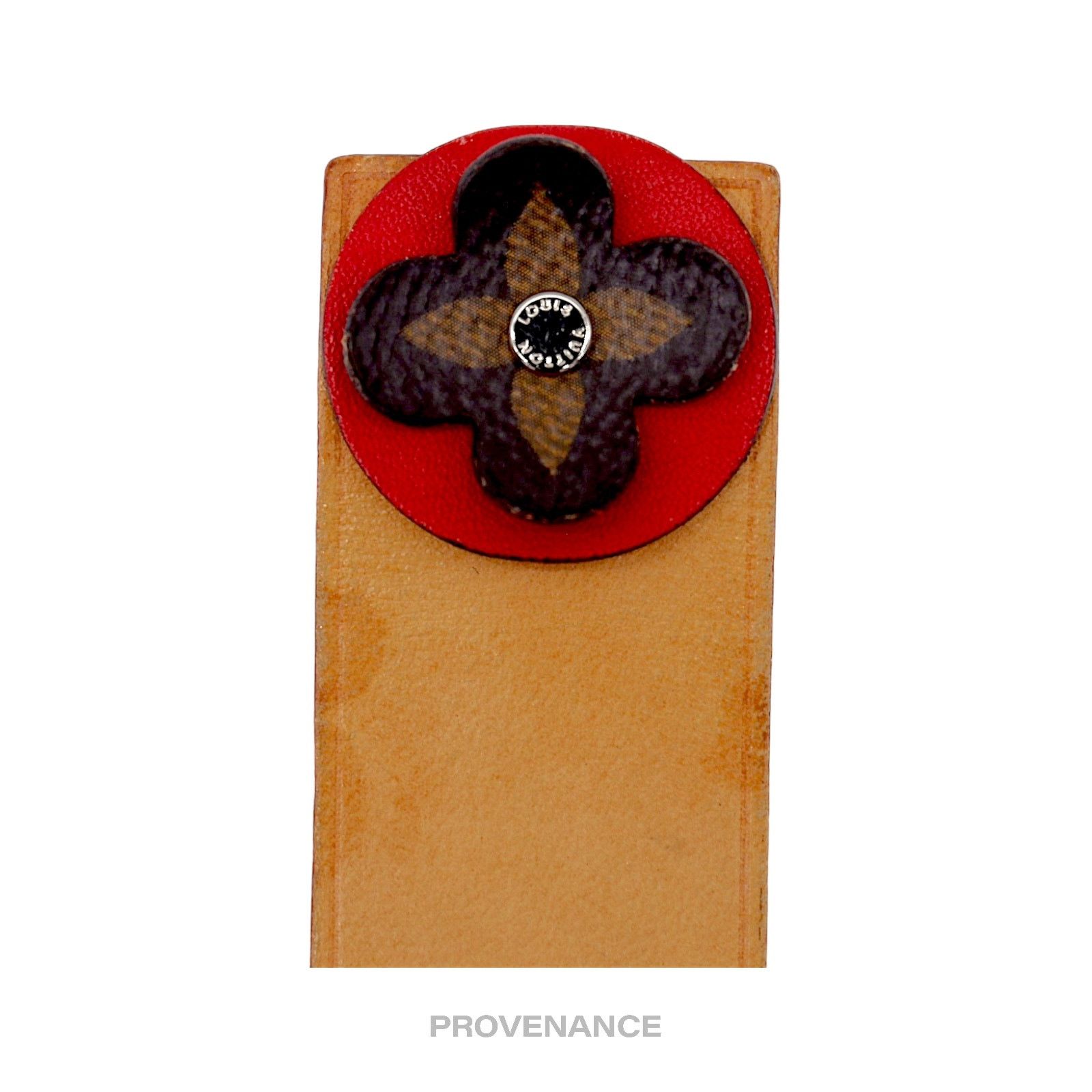 Louis Vuitton 🔴 Louis Vuitton Bookmark - Monogram Flower VVN/RED Size ONE SIZE - 3 Thumbnail