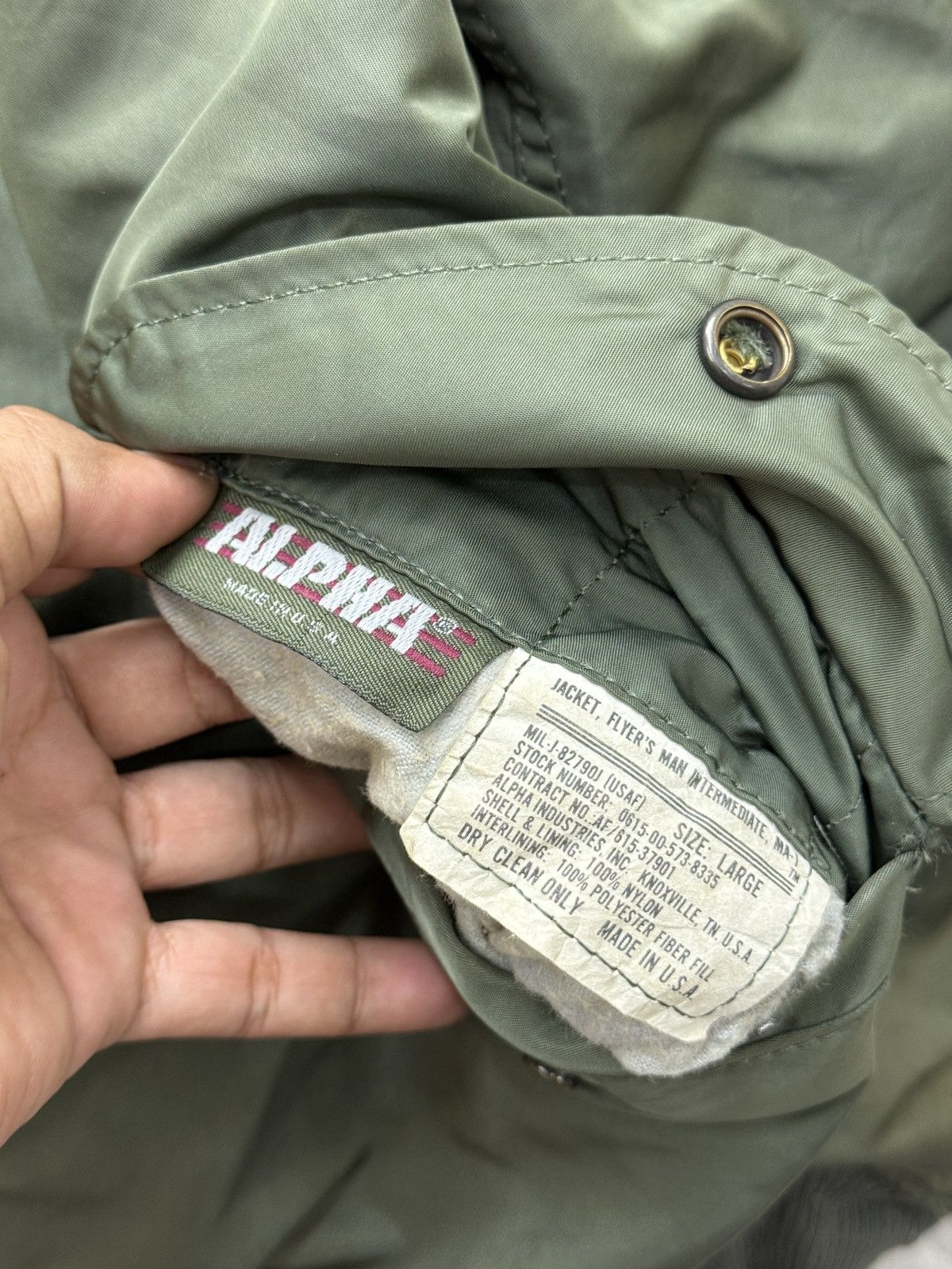 Alpha Industries 🔥🔥🔥ARCHIVE VINTAGE ALPHA INDUSTRIES MA1 BOMBER FLIGHT JACKET Size US L / EU 52-54 / 3 - 11 Thumbnail