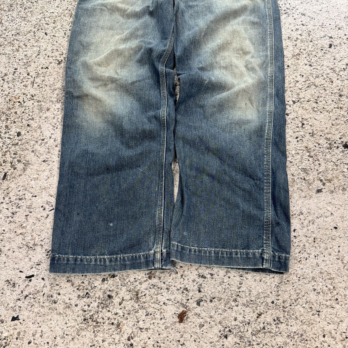 Gap 2000s Y2K Gap Urban Utility Faded Thrashed Jeans ERD Grunge Size US 34 / EU 50 - 12 Thumbnail