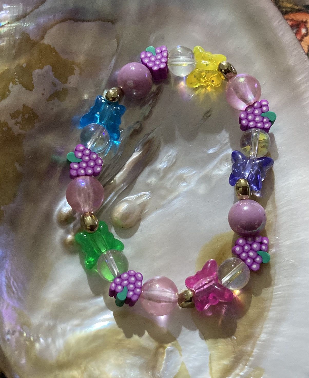 Other Butterfly and fruity bracelet Size ONE SIZE - 1 Preview