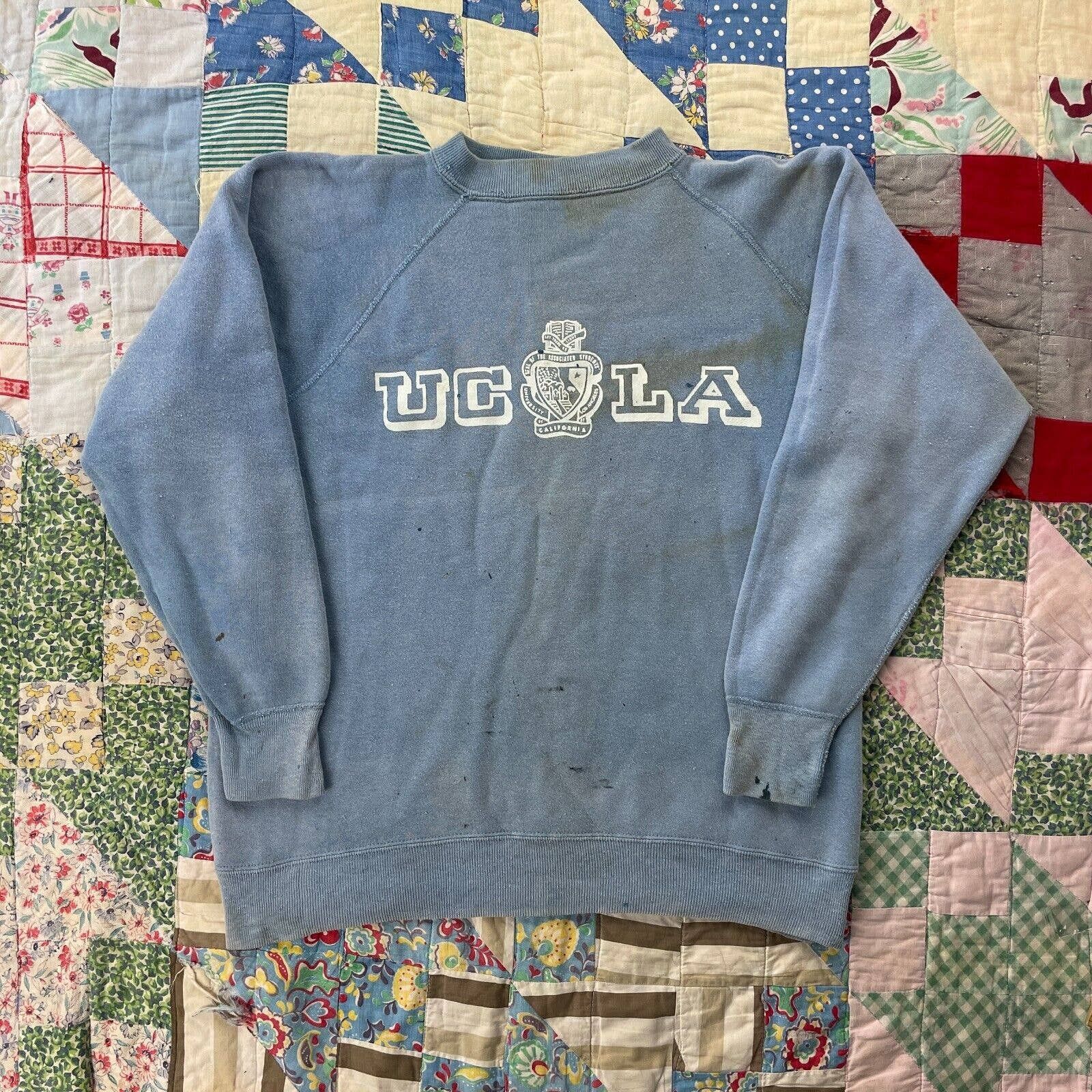 Vintage Vintage 50s Champion Reverse Weave UCLA College Sweatshirt