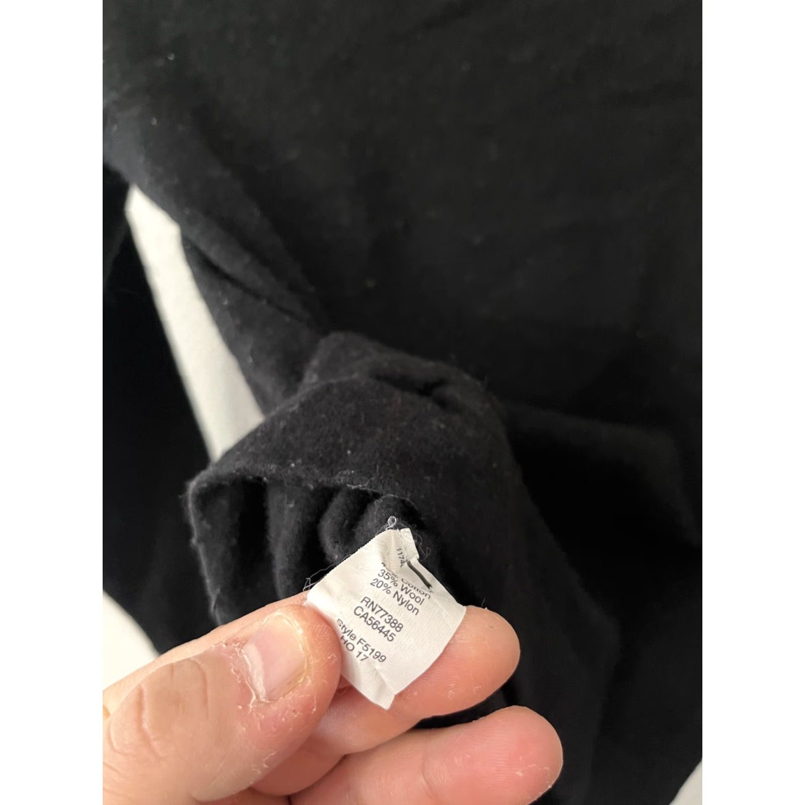 J.Crew J. Crew Sweater XS Cotton Wool Nylon Heritage Black F5199 Pullover Ladies Pullover XS Black Classic Knit Crew Neck Size XS / US 0-2 / IT 36-38 - 4 Thumbnail