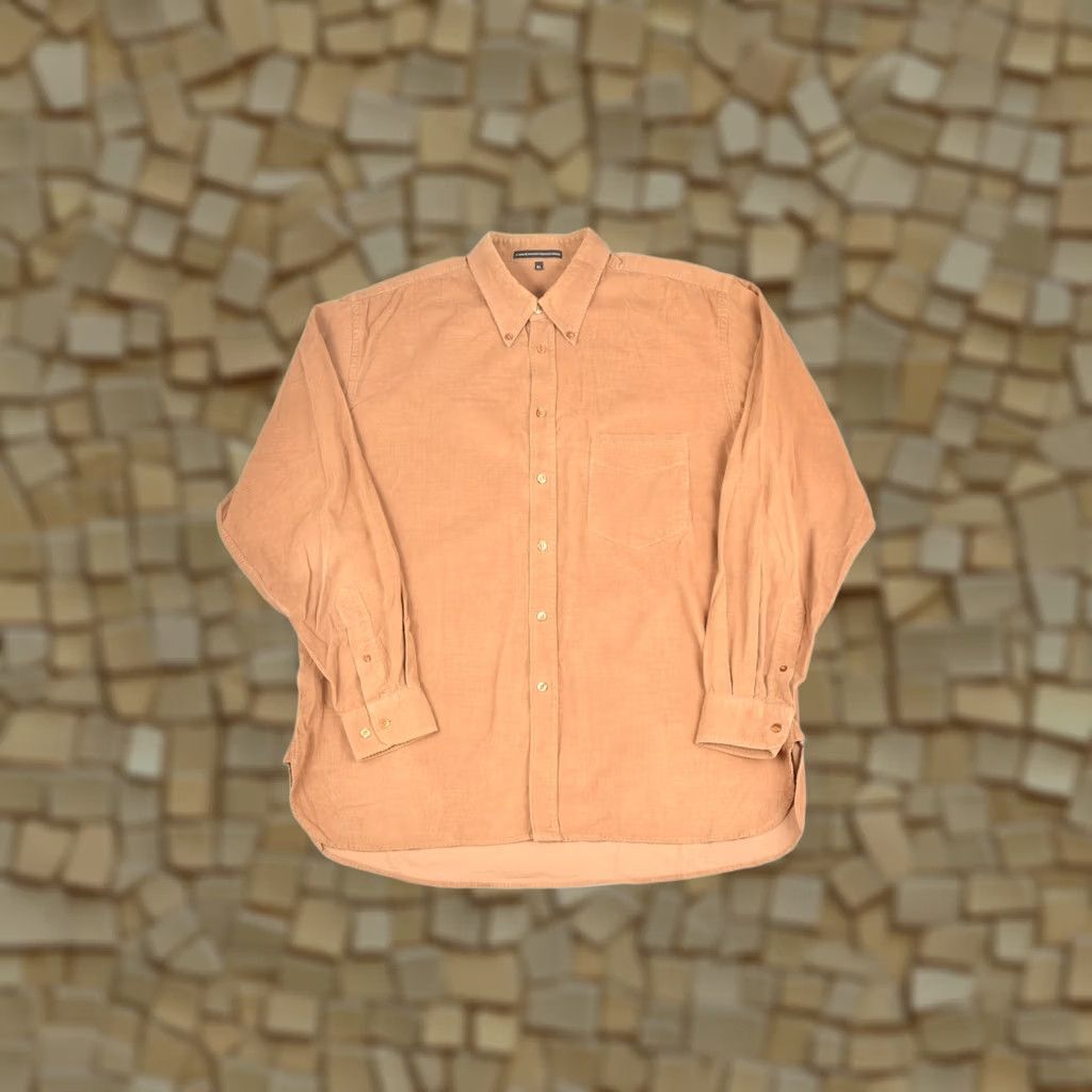 Vintage Le Jean De Marithe Francois Girbaud Tan Cotton Button Designer Shirt XL Size US XL / EU 56 / 4 - 1 Thumbnail