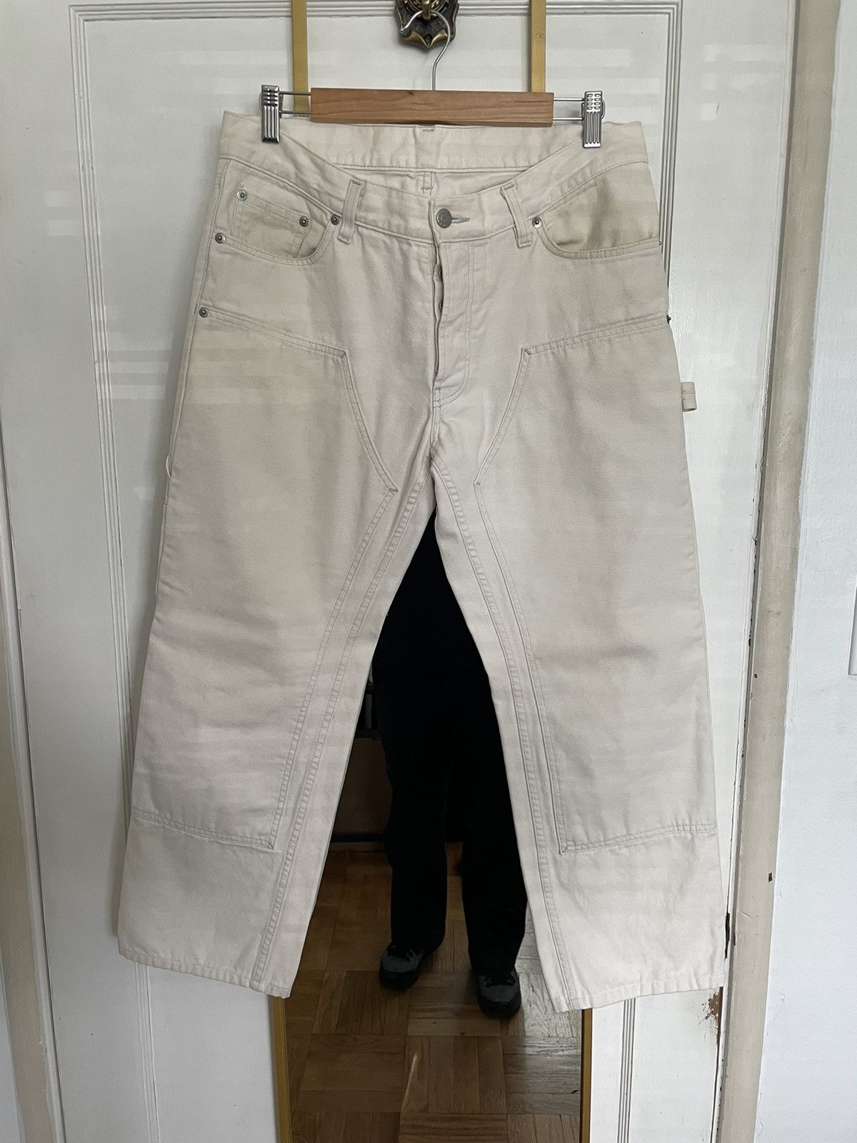 Helmut Lang Helmut Lang Questo Carpenter Canvas Pants Size US 34 / EU 50 - 1 Thumbnail