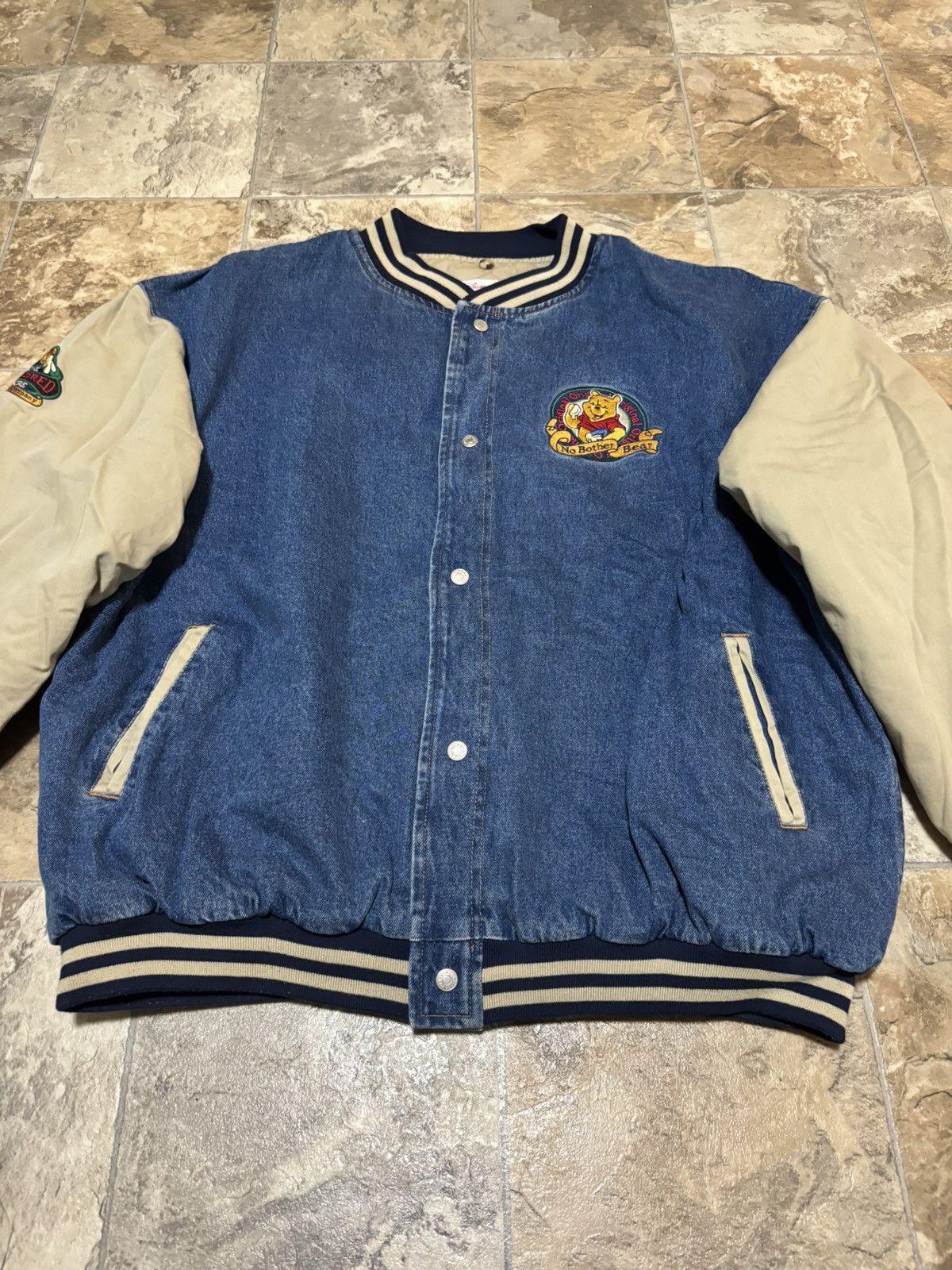 Vintage Xxxtentacion Winnie the Pooh Varsity Jacket Size US XXL / EU 58 / 5 - 4 Thumbnail