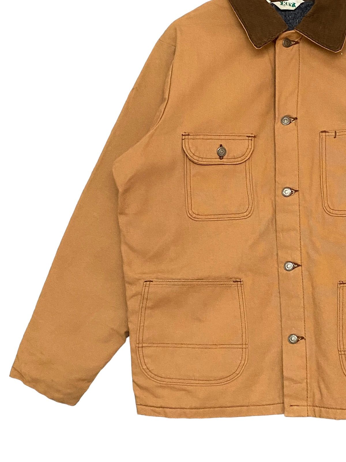 Designer × Vintage Vintage Brand KEY Duck Blanked Lined Chore Jacket 1980s Size US M / EU 48-50 / 2 - 4 Thumbnail