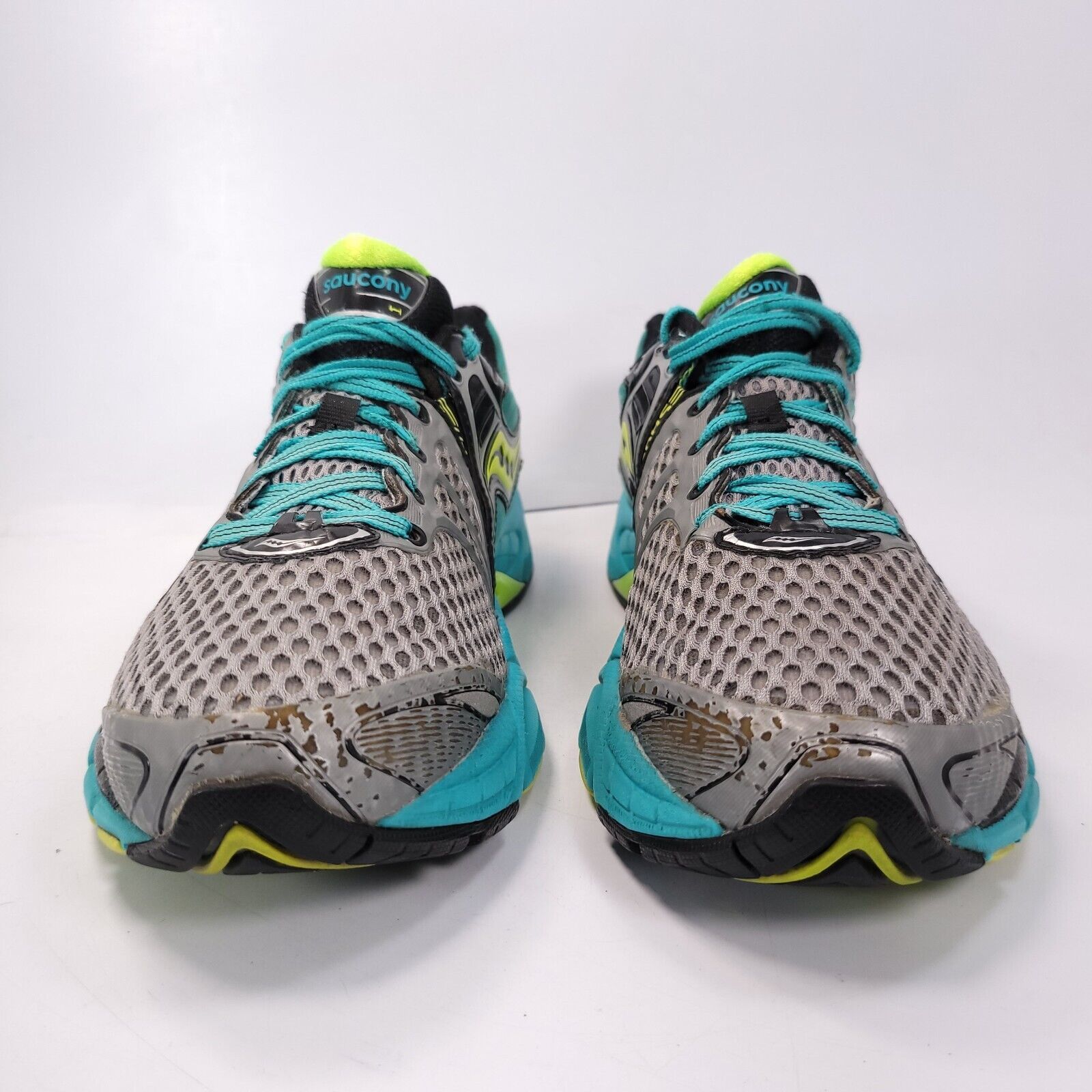 Saucony Saucony Triumph 11 Shoe Womens Size 10 S10223-4 Gray Green Size US 10 / IT 40 - 2 Thumbnail