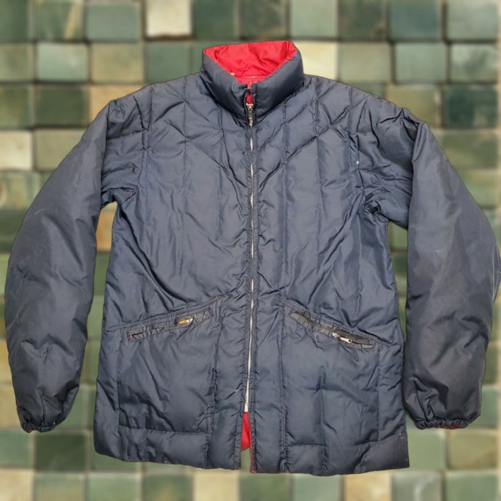 Vintage VINTAGE DOWN Jacket Mens S Blue Puffer Winter Ski Snow Outdoors Size US S / EU 44-46 / 1 - 1 Thumbnail