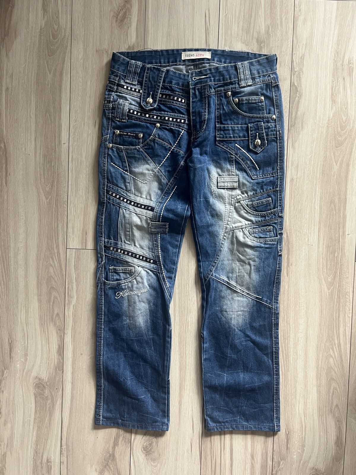 Japanese Brand × Vintage Y2K vintage Kosmo lupo Alien jeans Size US 32 / EU 48 - 2 Thumbnail
