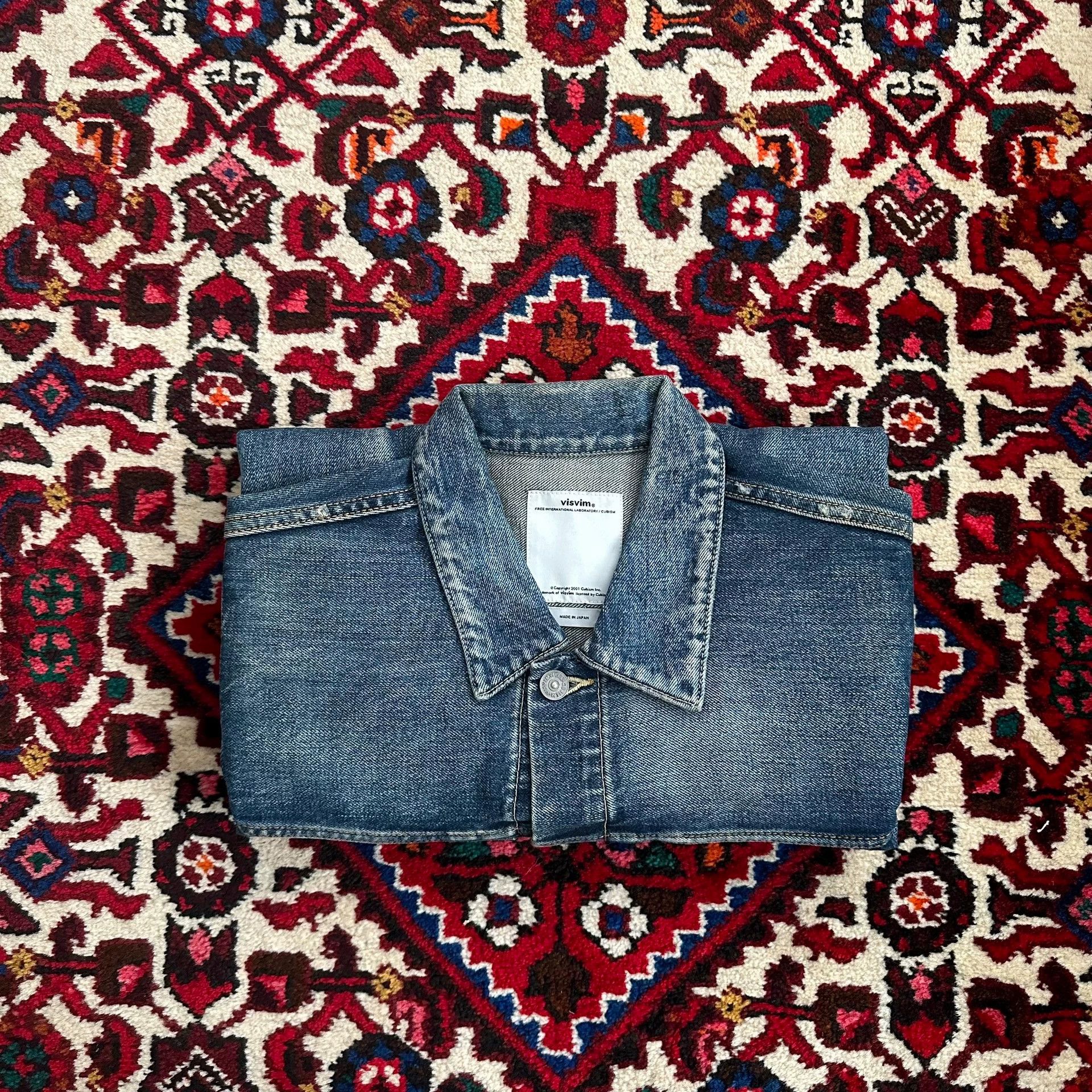 Visvim visvim 101 11aw snake skin ochre 3 denim jacket Size US L / EU 52-54 / 3 - 8 Thumbnail