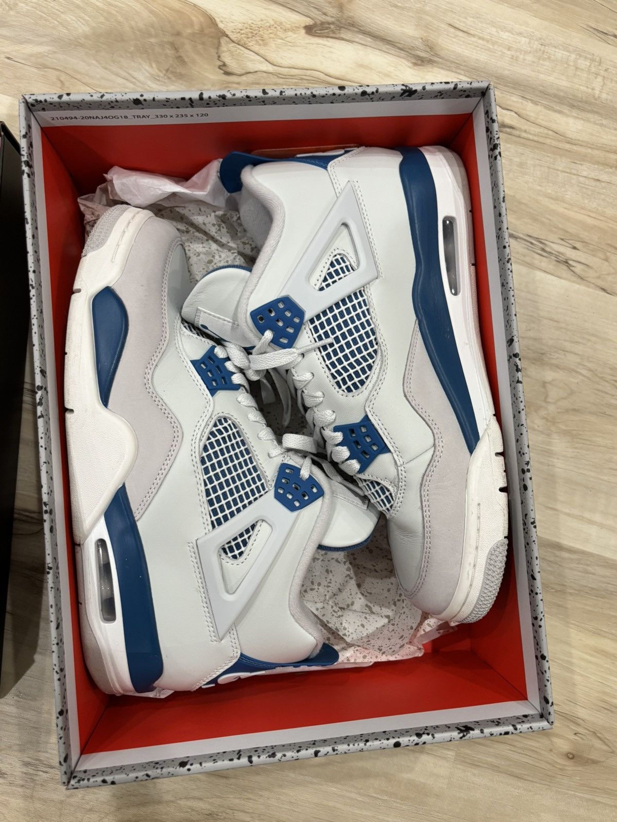 Jordan Brand Jordan 4 military blue Size US 8.5 / EU 41-42 - 2 Thumbnail