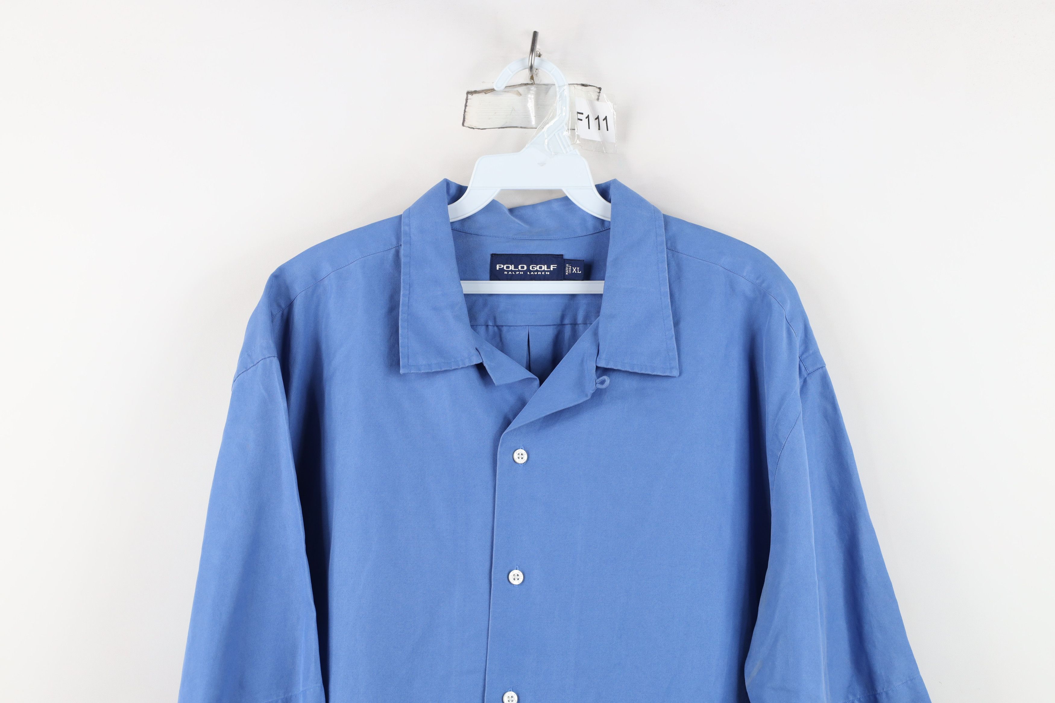 Ralph Lauren Vintage Polo Golf Ralph Lauren Looped Collar Button Shirt Size US XL / EU 56 / 4 - 2 Thumbnail